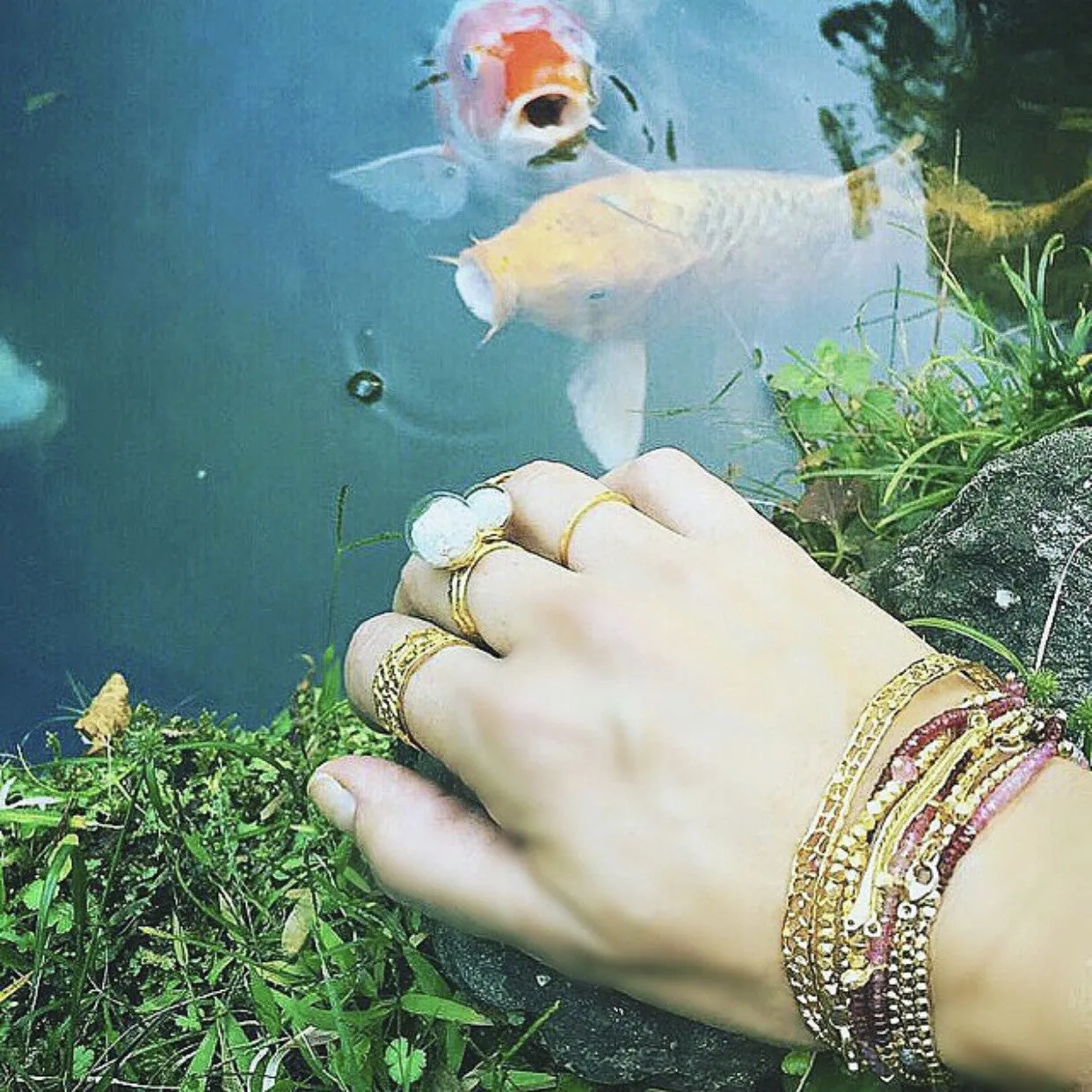 Ginger Pod Gemstone Bracelet