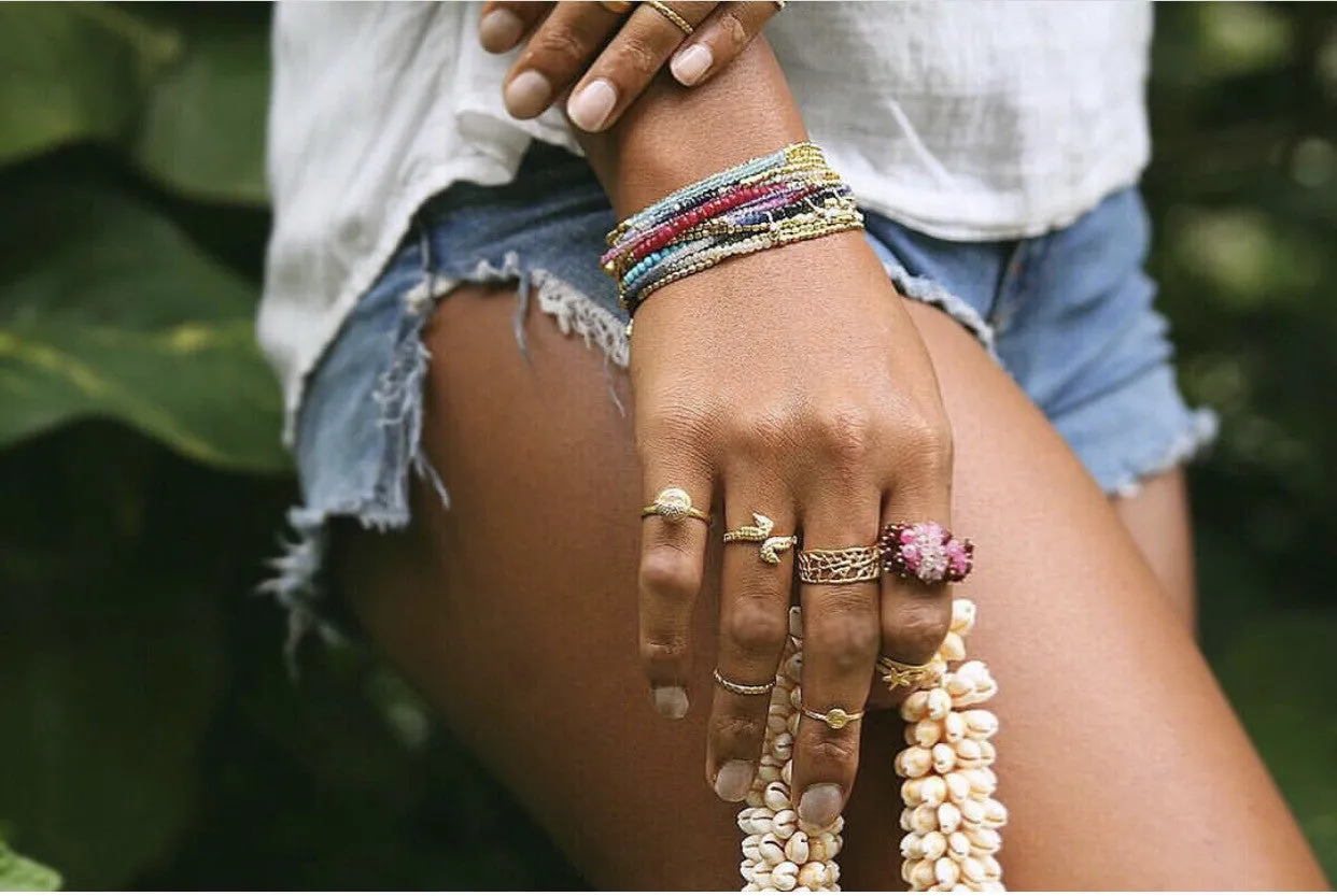 Ginger Pod Gemstone Bracelet