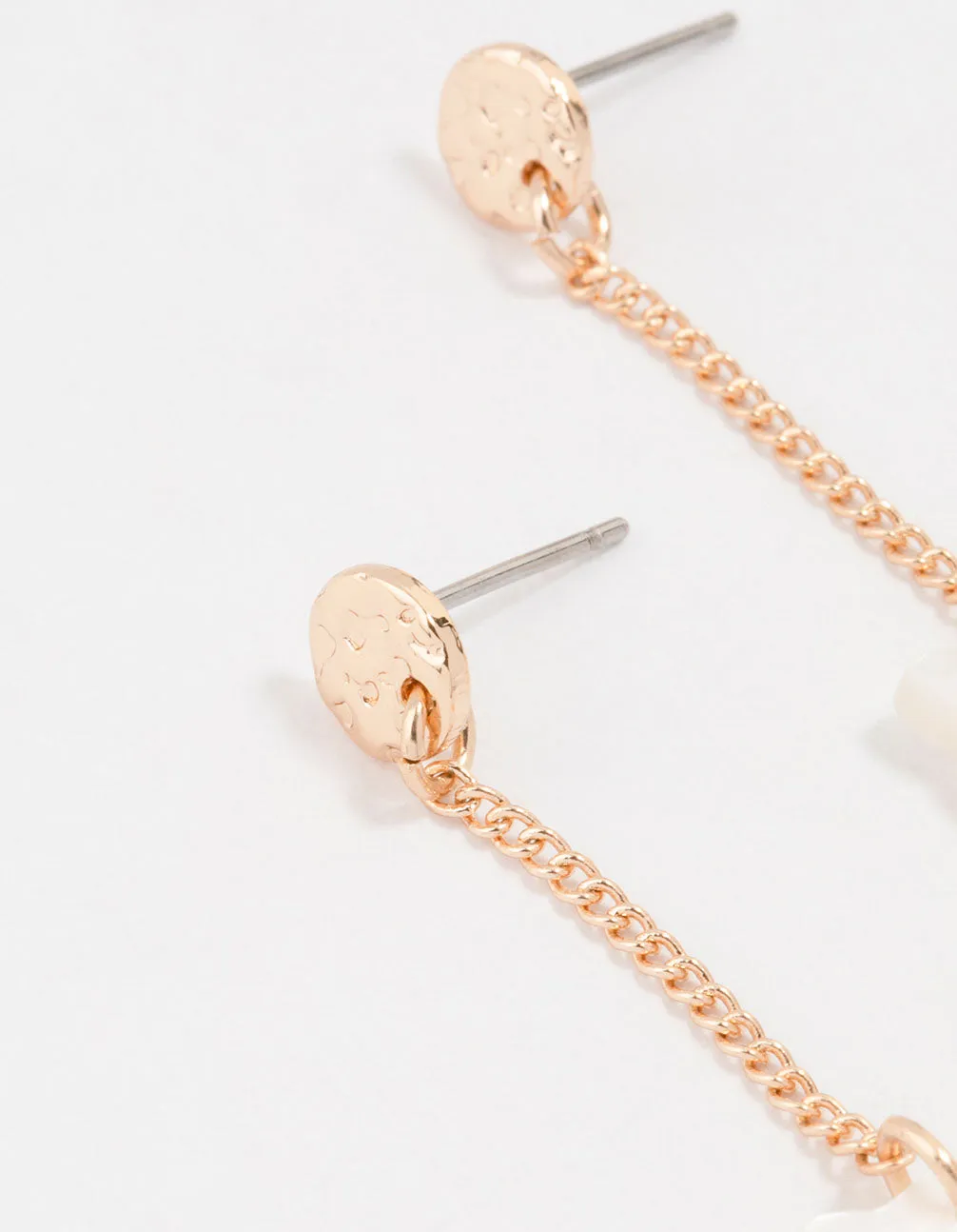 Gold Cat Drop Earrings