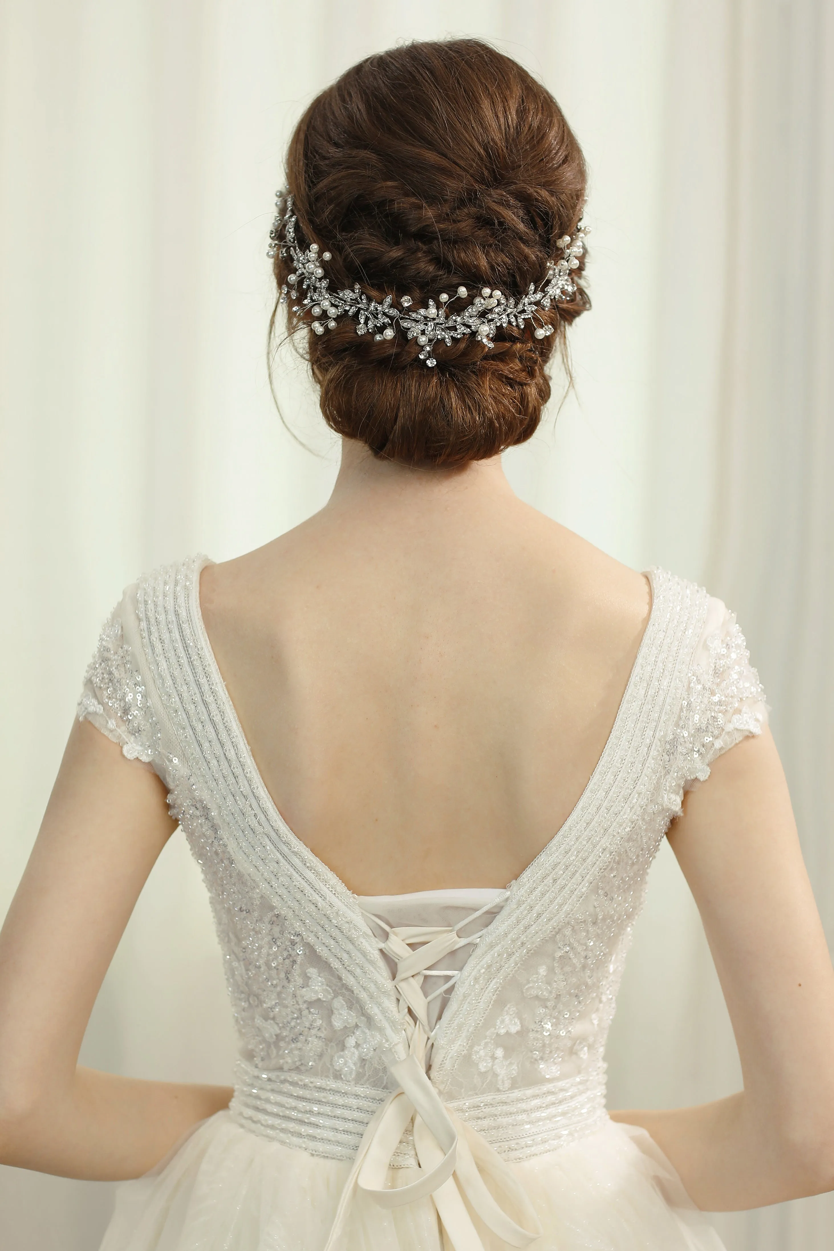 Graceful Bridal Floral Headband