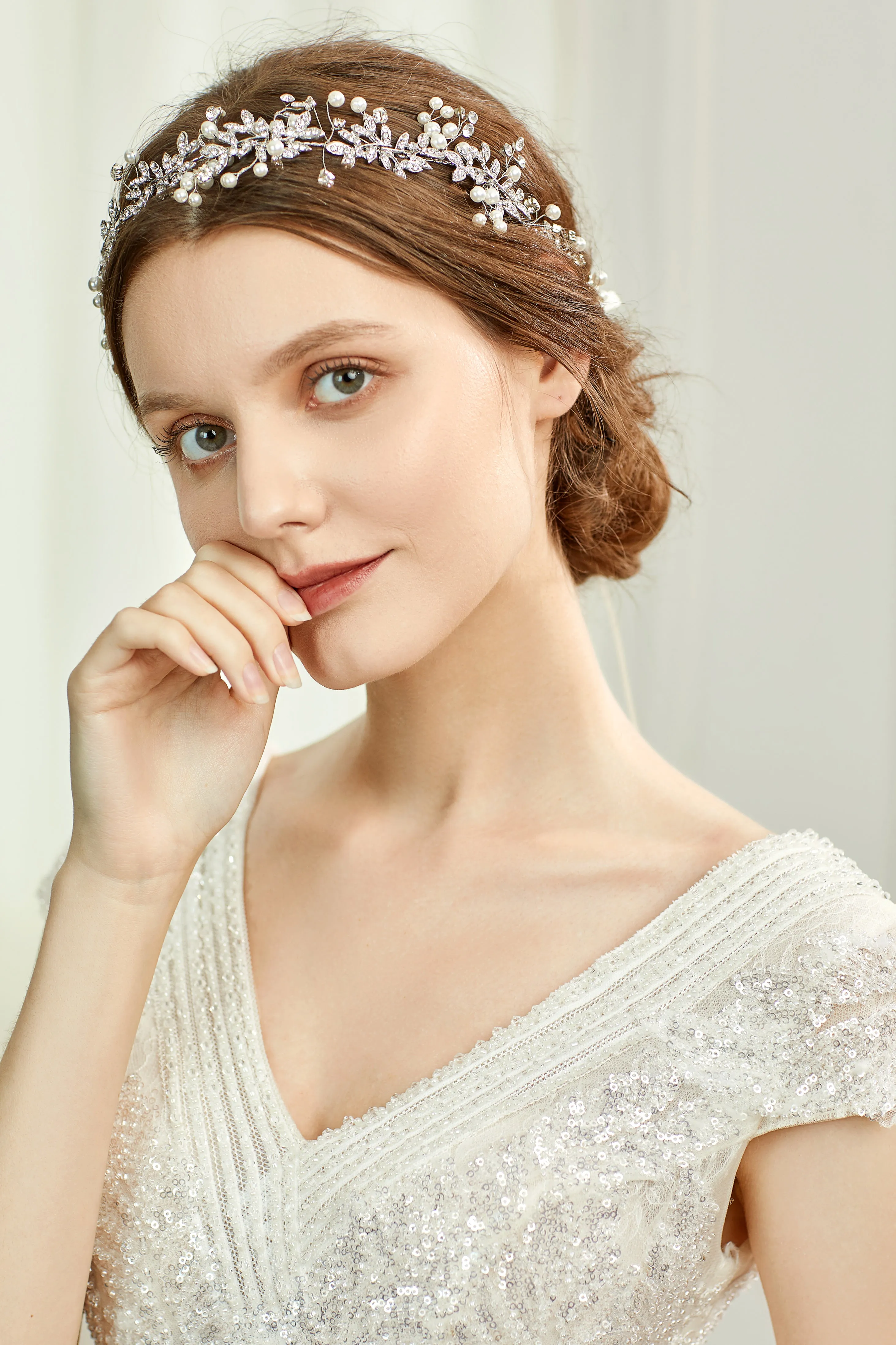 Graceful Bridal Floral Headband