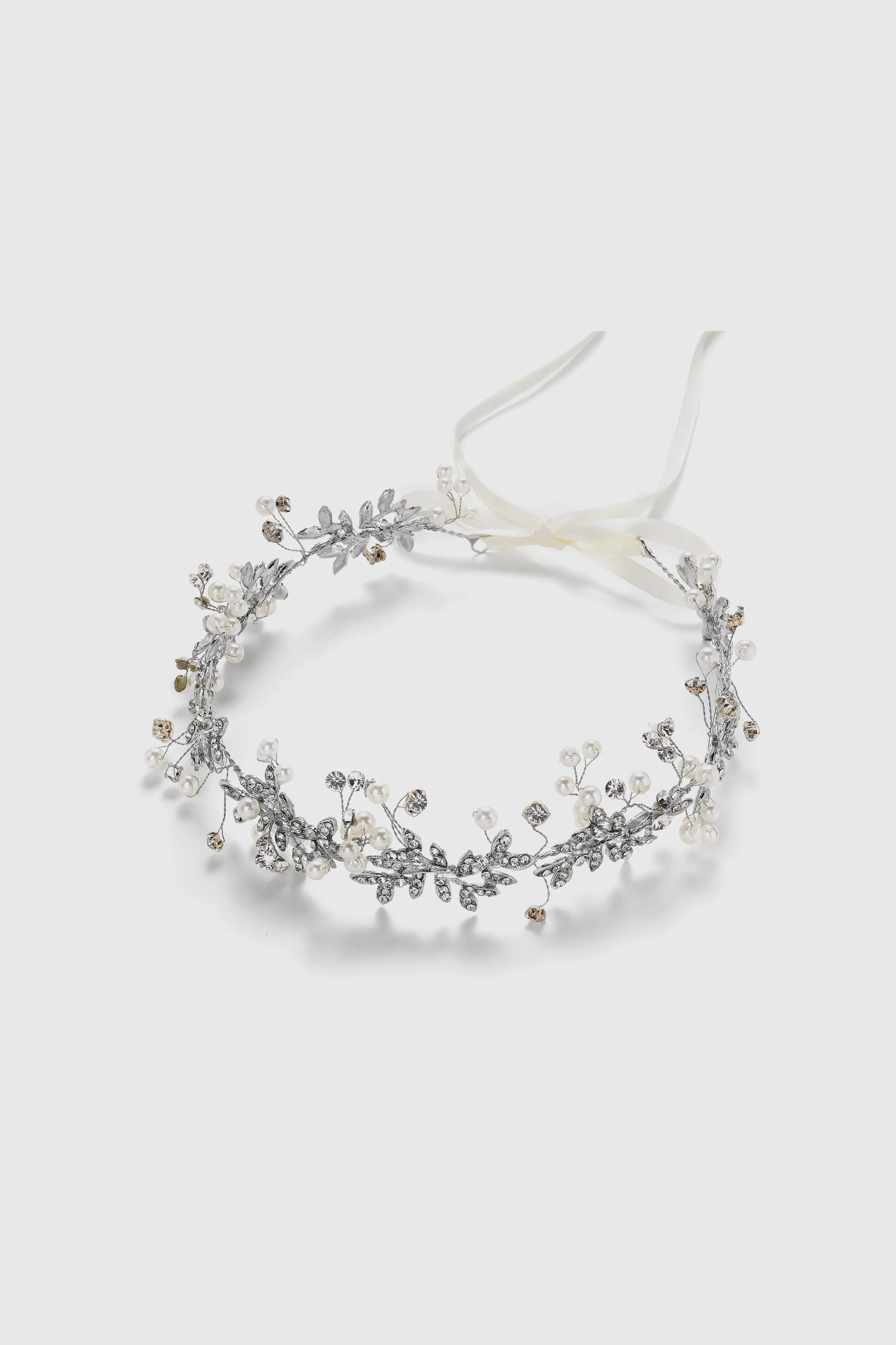 Graceful Bridal Floral Headband