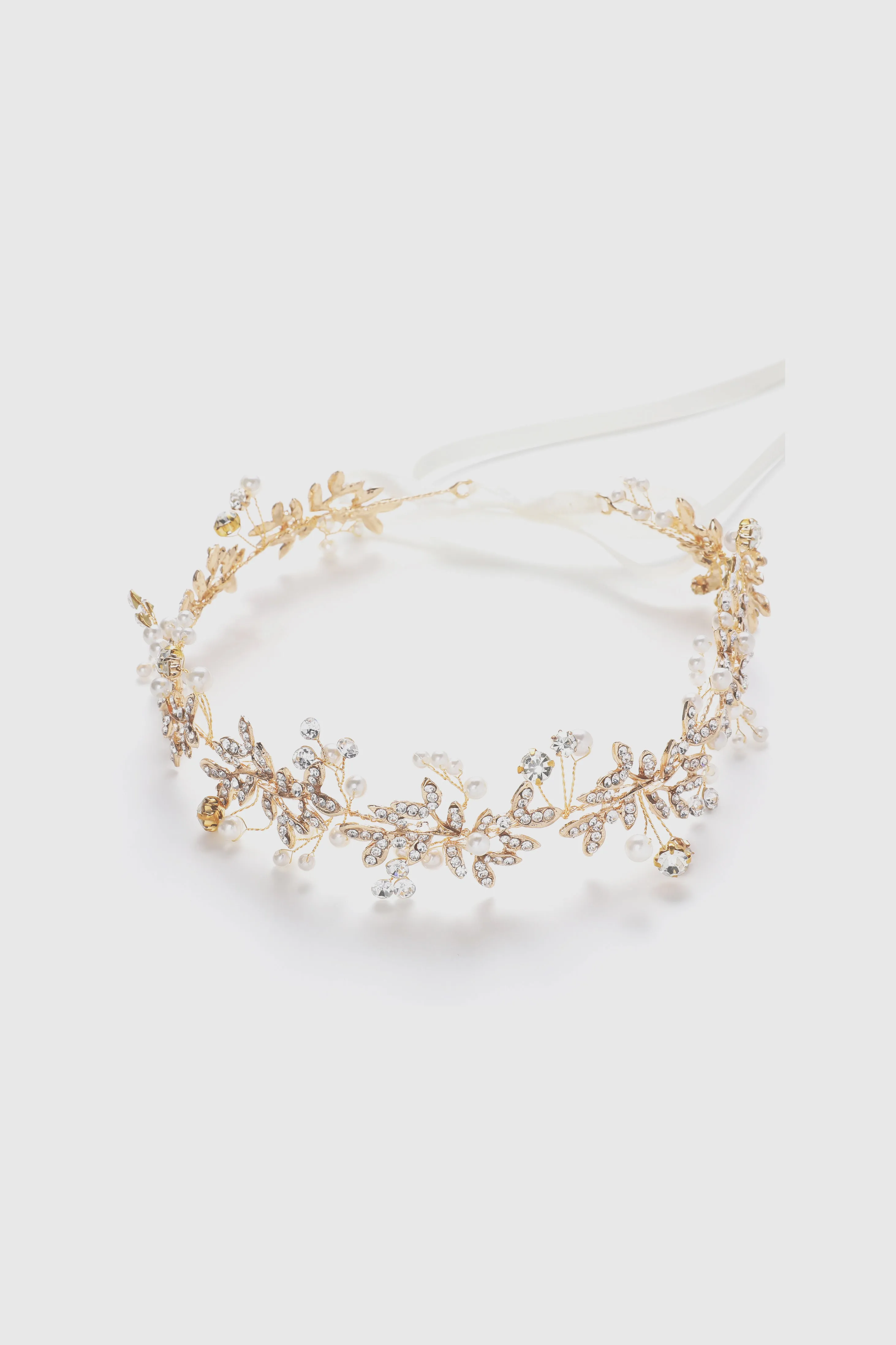 Graceful Bridal Floral Headband