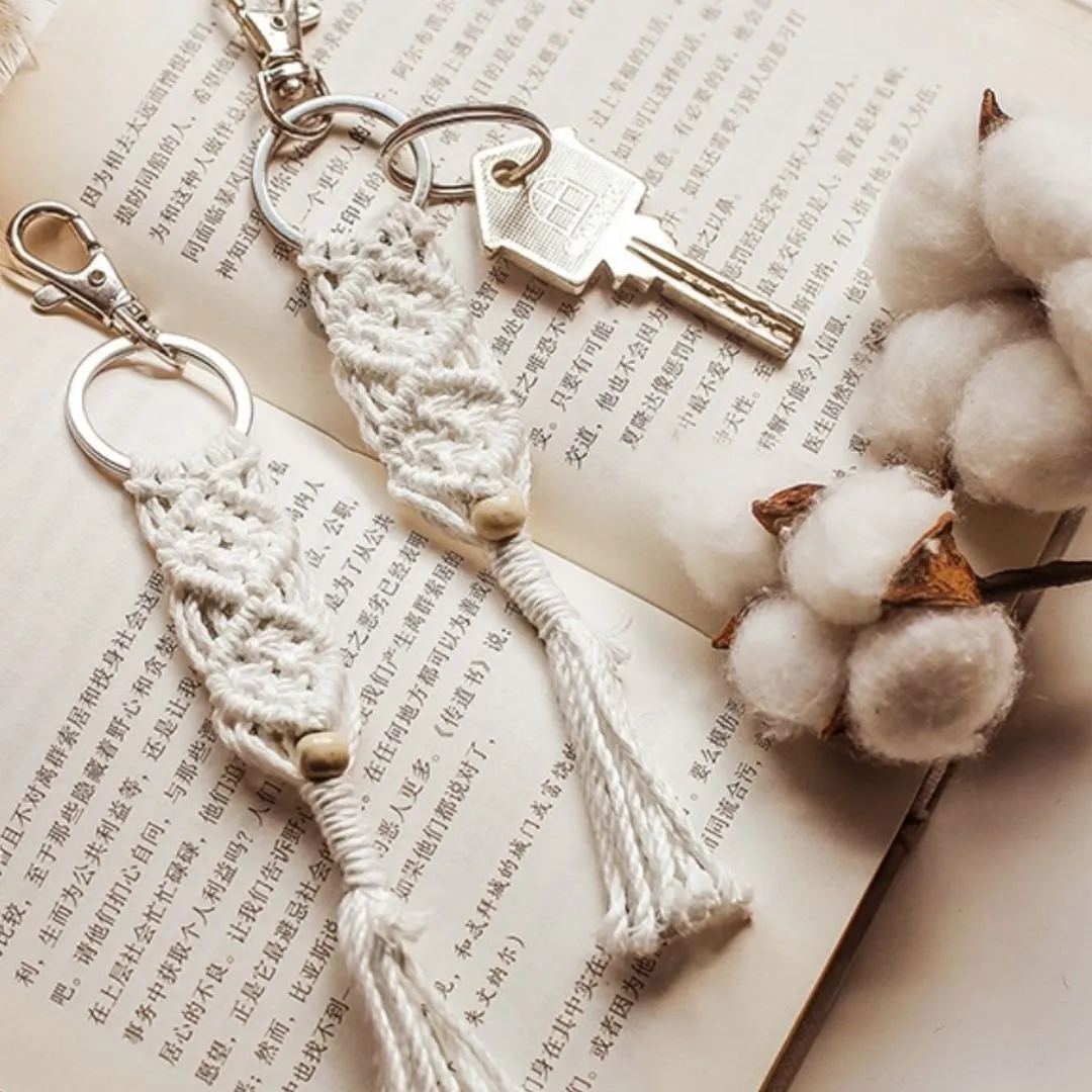 Handmade Macrame Keychain - Set of 2