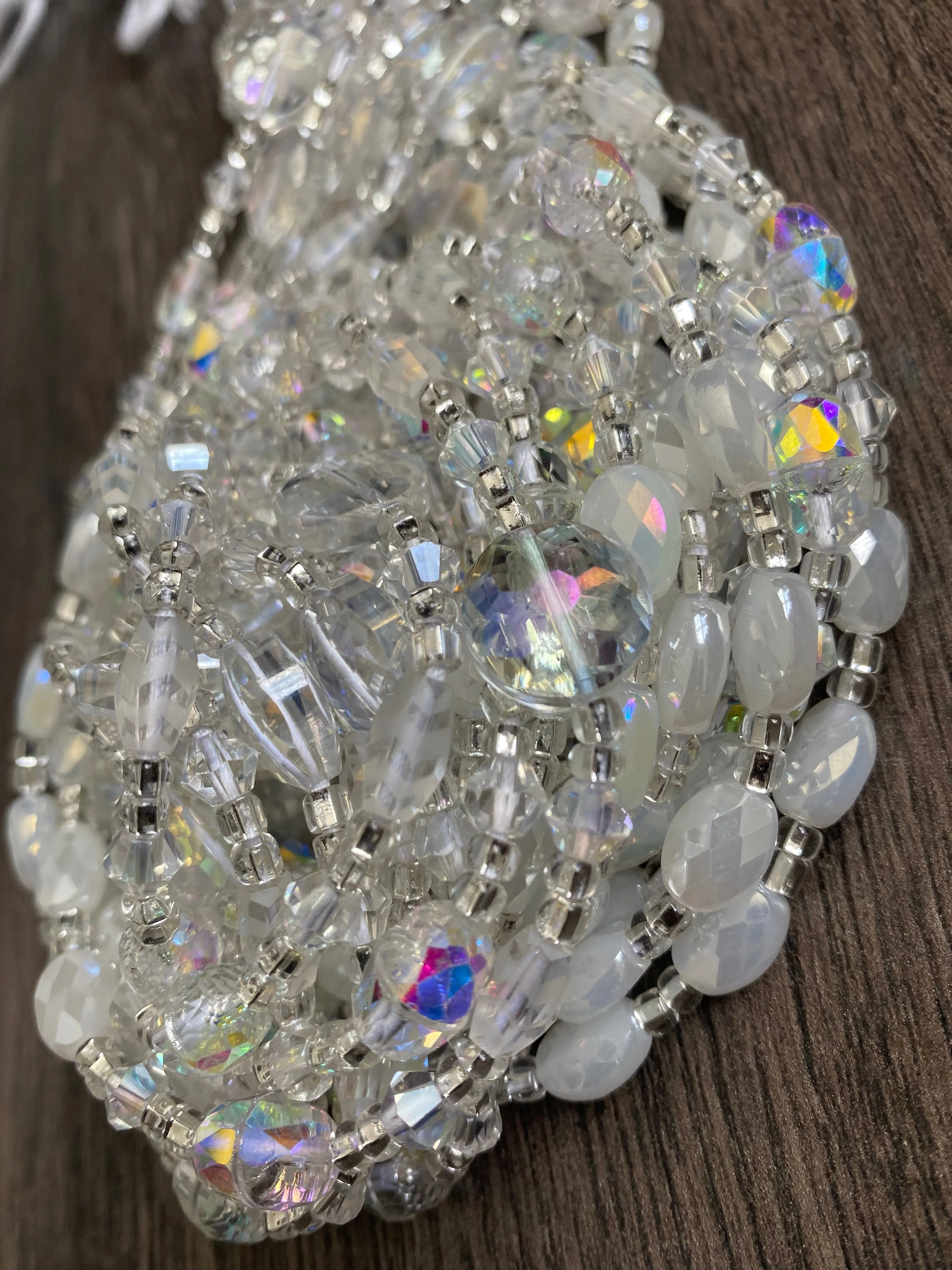 Heavens Dew-  Bridal- Luxury Crystal Waistbeads, waistbeads for brides, WaistBeads for new Beginnings or fresh Start