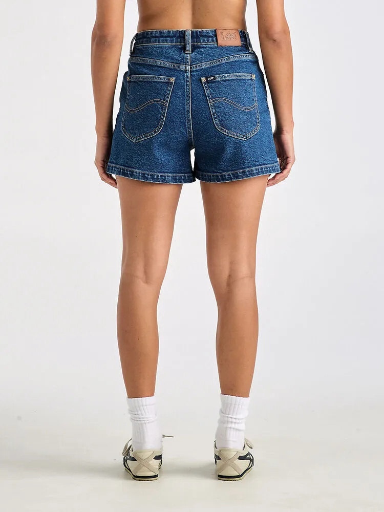 High Relaxed Indigo Dream Short