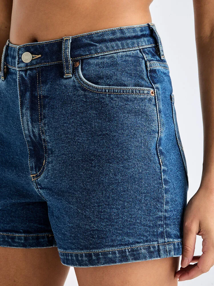 High Relaxed Indigo Dream Short