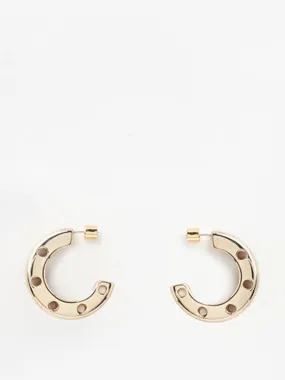 Holy Smoke hoop earrings