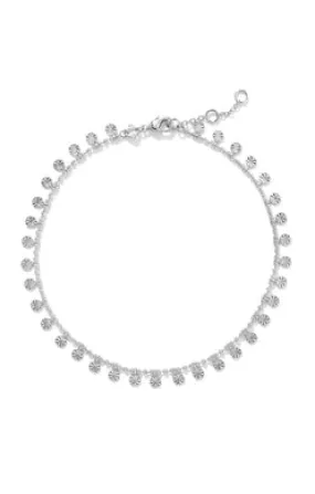 Ivy Anklet in Silver