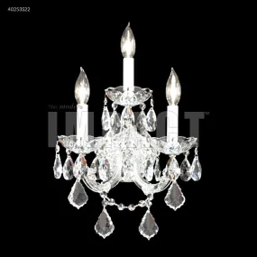 James R. Moder Maria Theresa Triple Wall Sconce