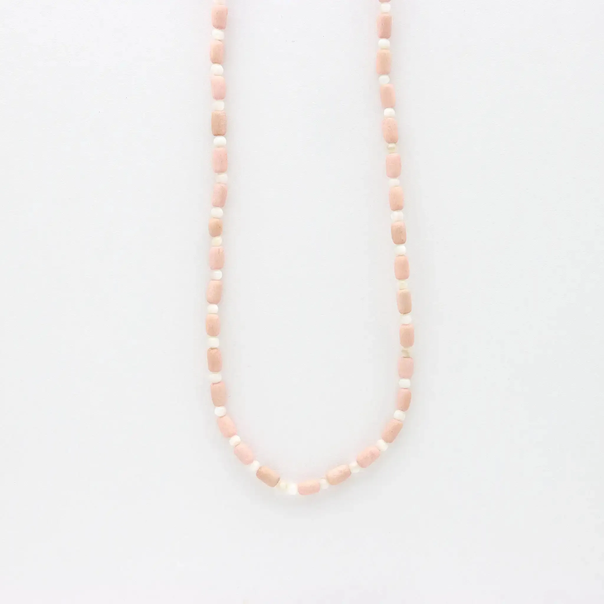 Kilauea Wood Beaded Necklace
