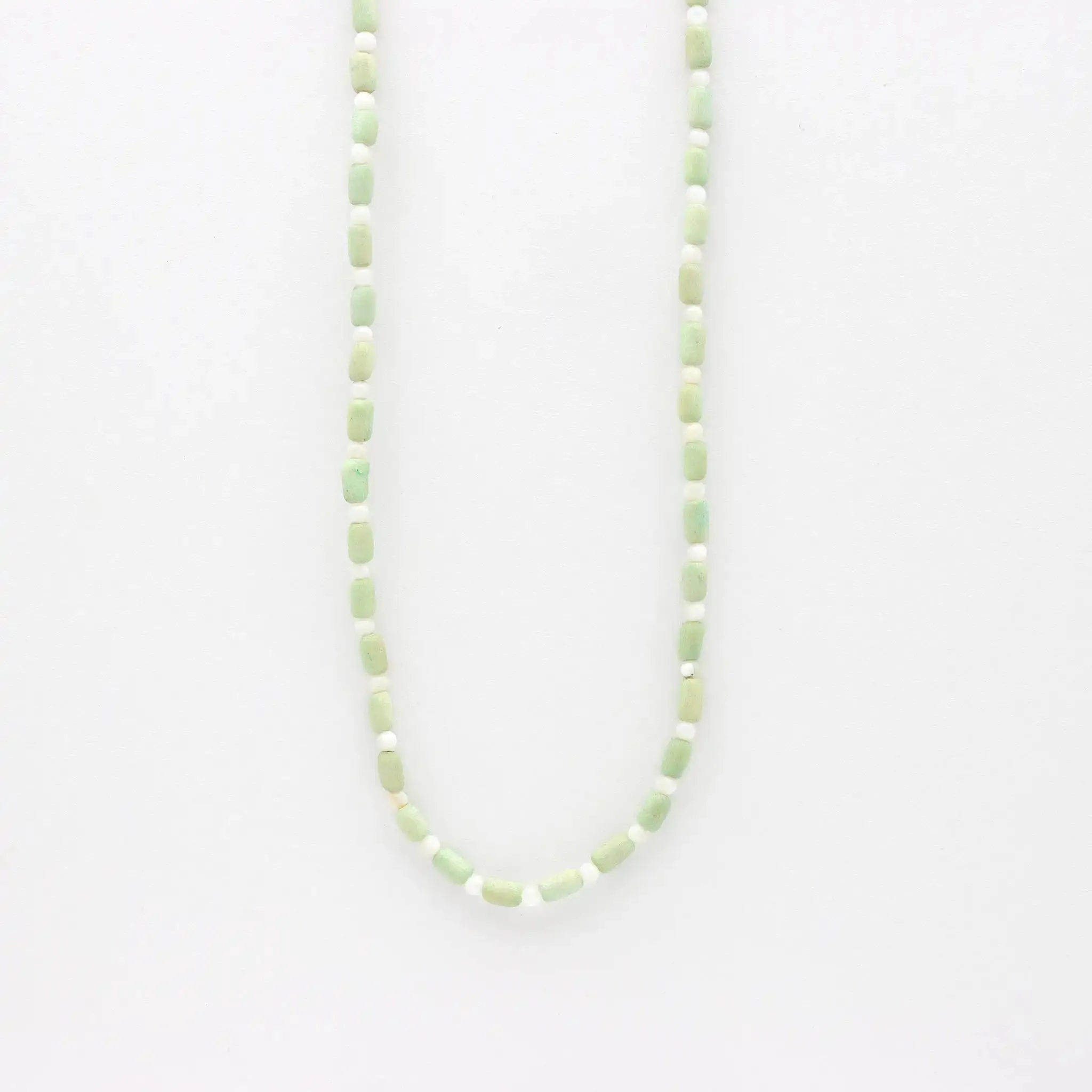 Kilauea Wood Beaded Necklace