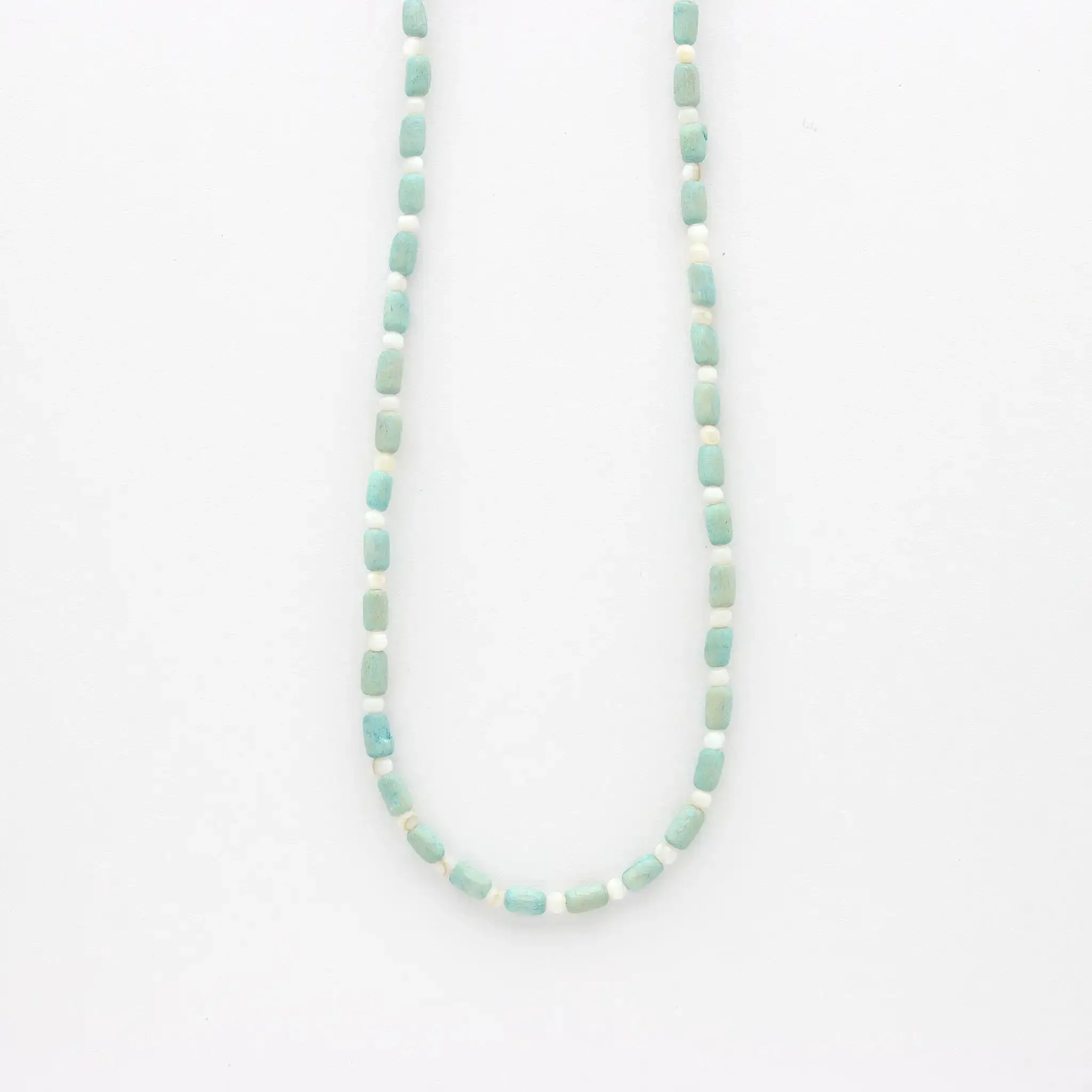 Kilauea Wood Beaded Necklace