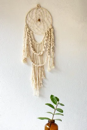 Macramé Elegant Navajo Dream-Catcher - Off white