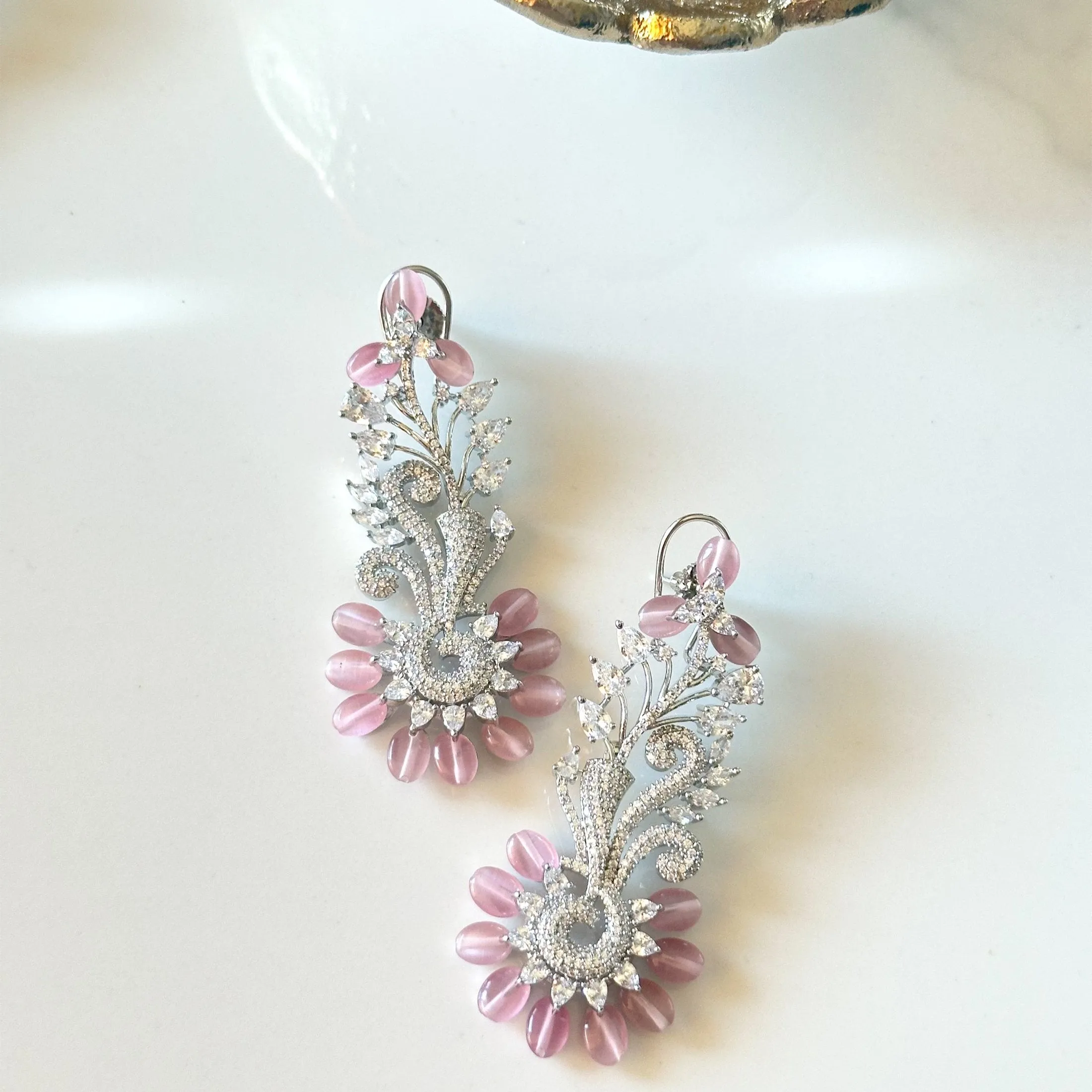 Mia Beaded Floral Earrings