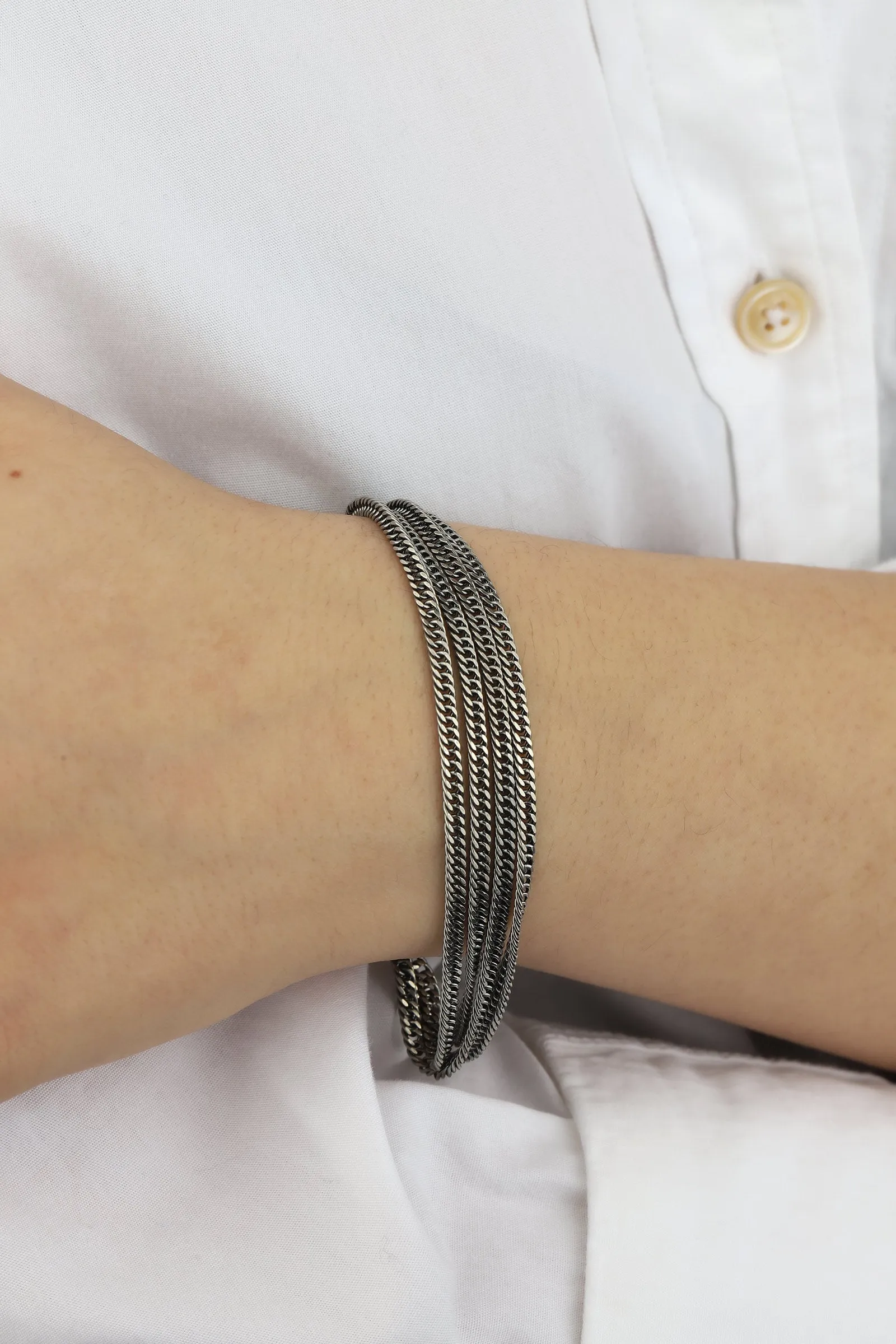 Multi Chain Tahitian Pearl Bracelet