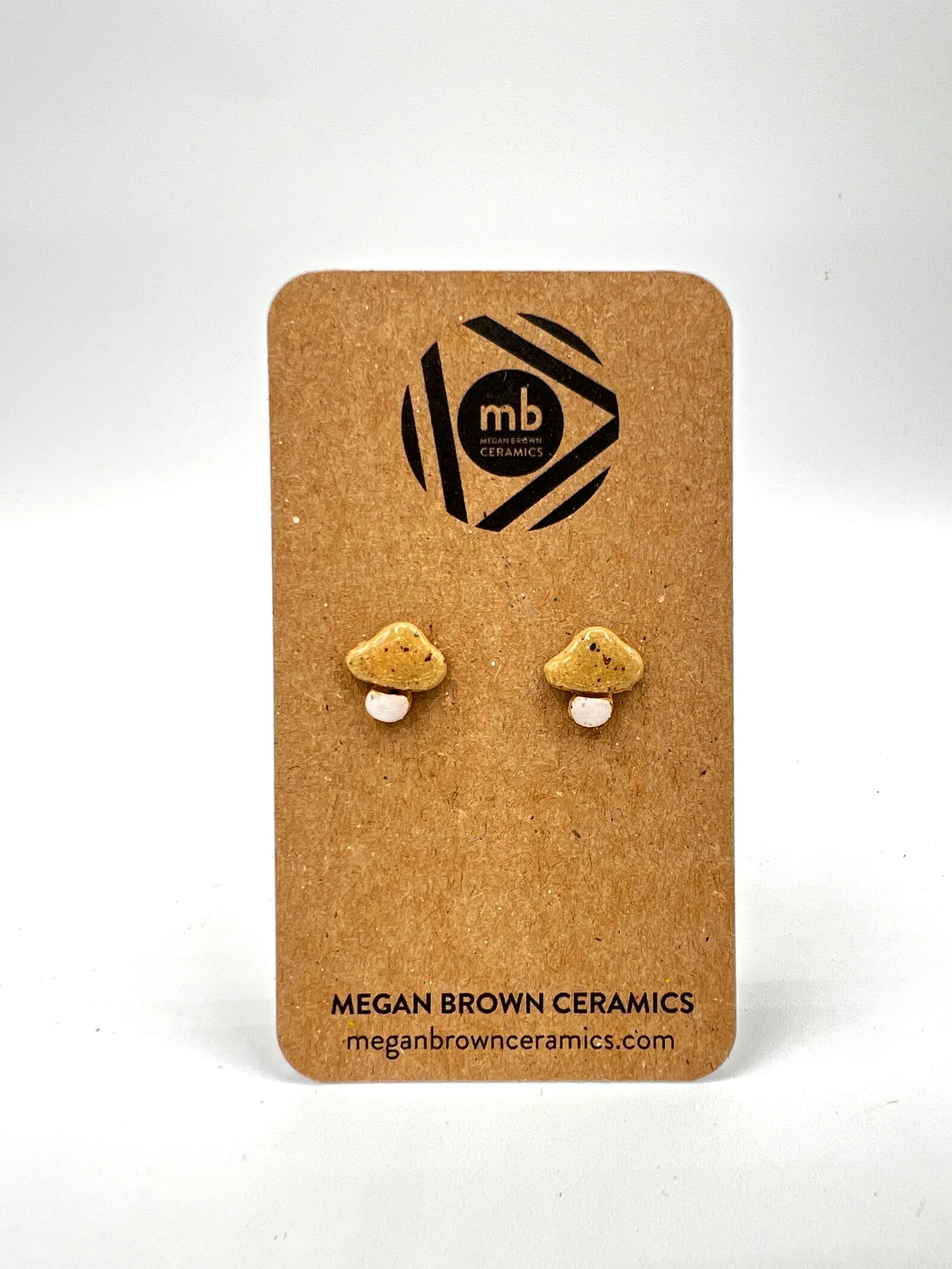 Mushroom Stud Earrings