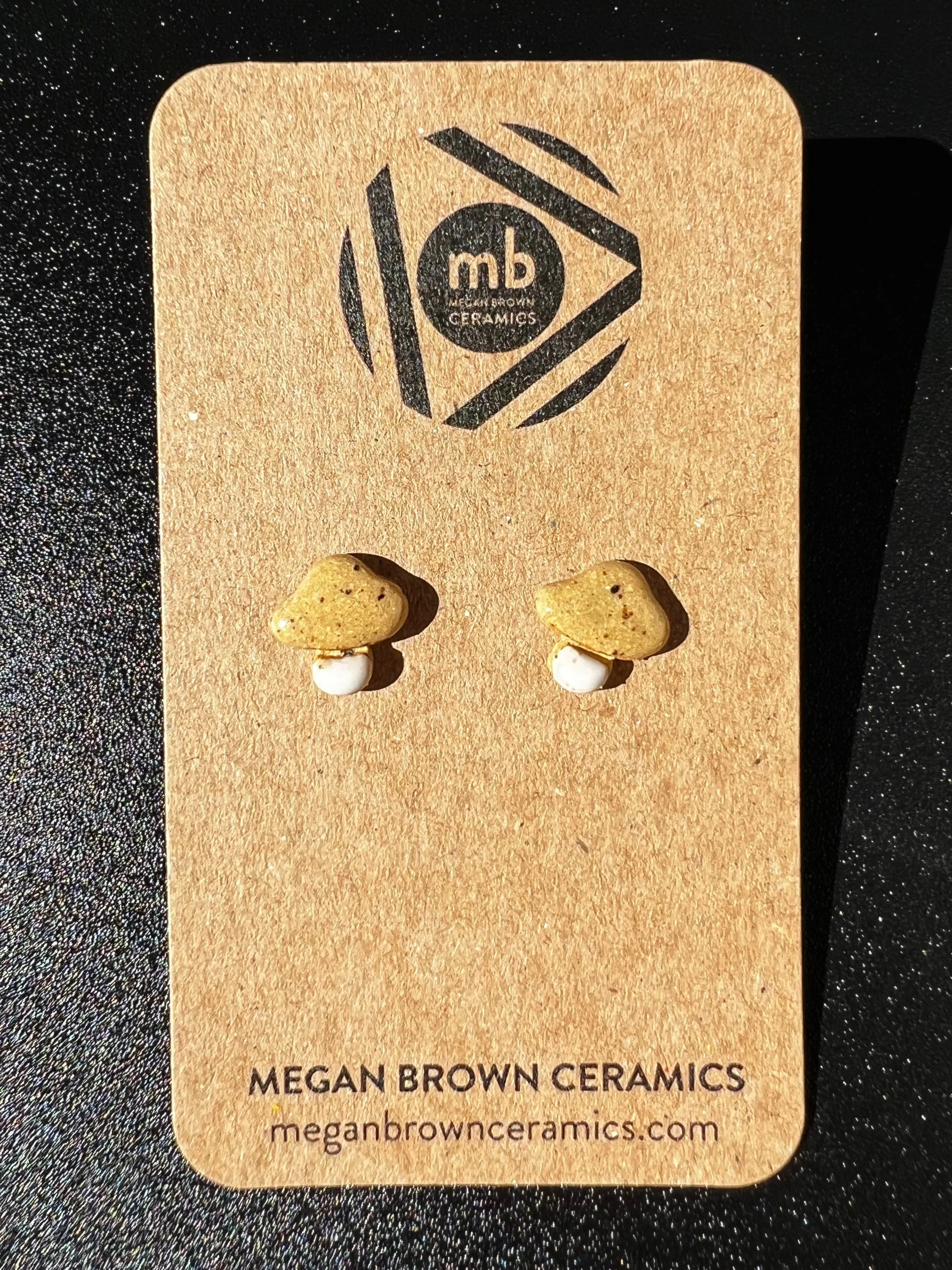 Mushroom Stud Earrings