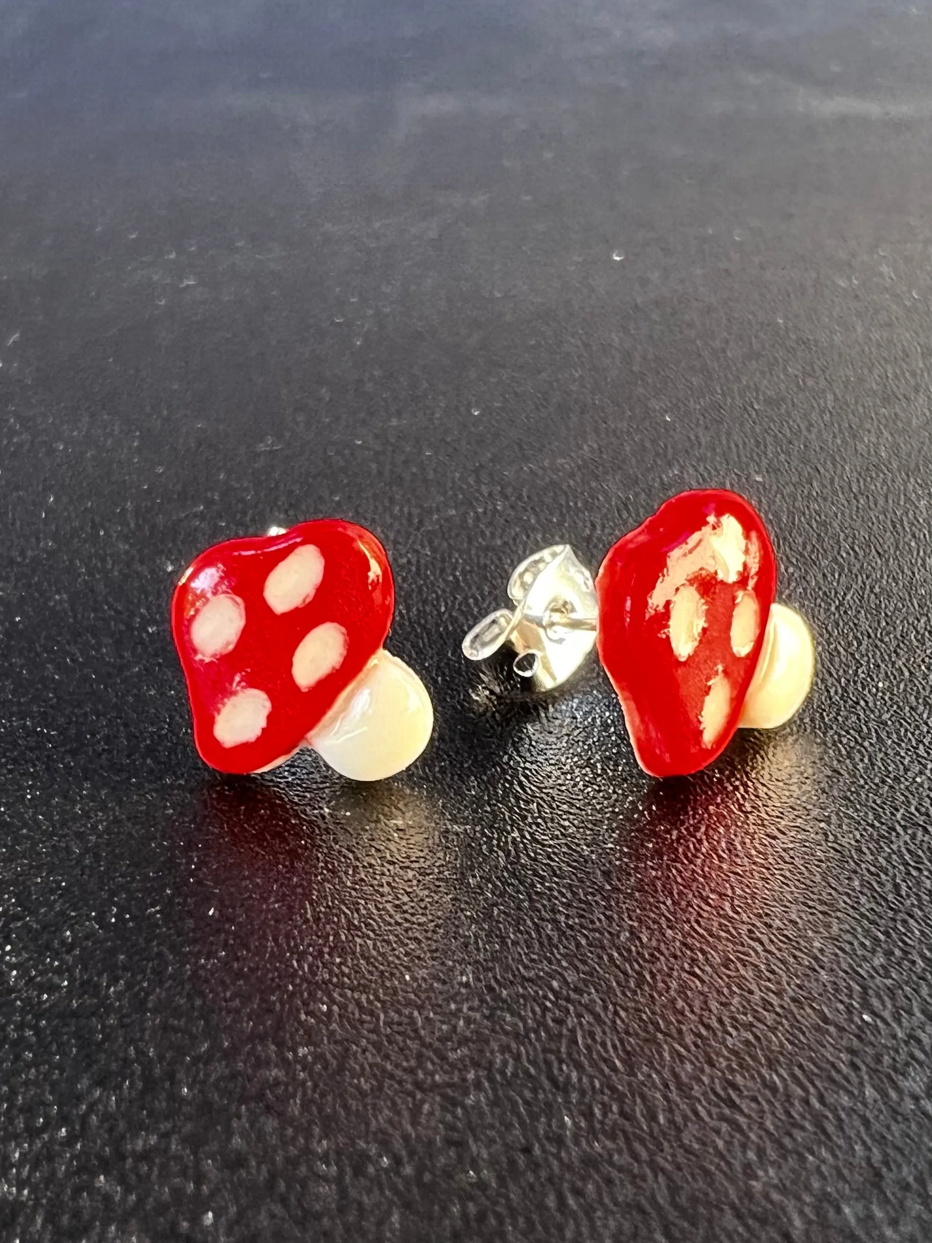 Mushroom Stud Earrings