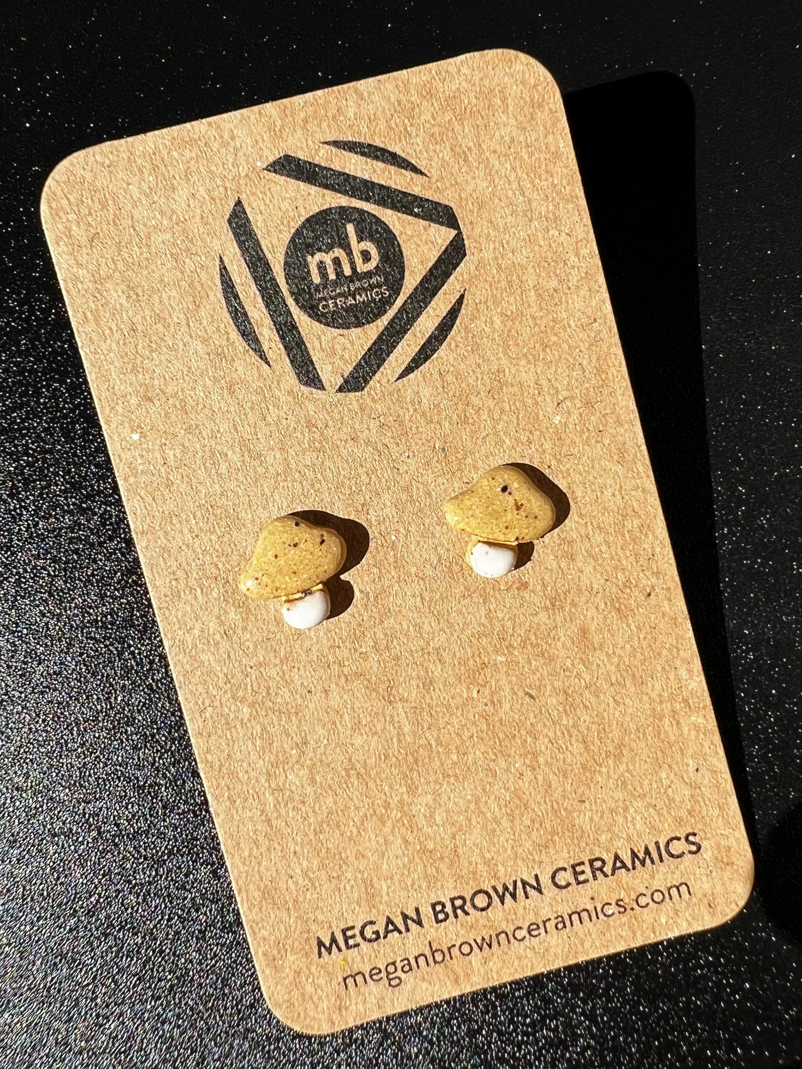 Mushroom Stud Earrings