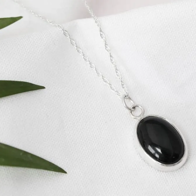 Onyx Gemstone Necklace