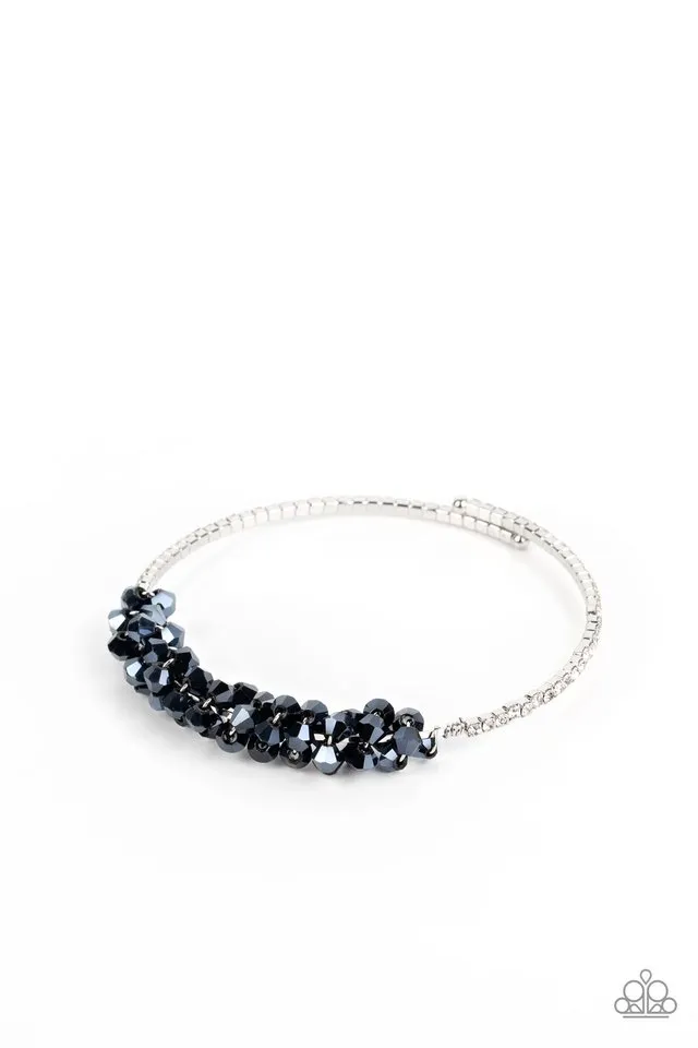 Paparazzi Bracelet ~ BAUBLY Personality - Blue