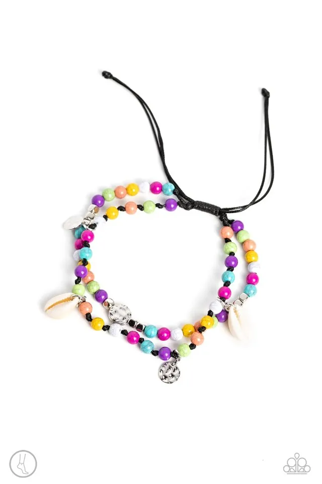 Paparazzi Bracelet ~ Buy and SHELL - Multi