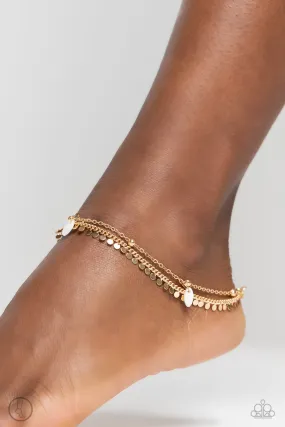 Paparazzi Bracelet ~ Surf City - Gold