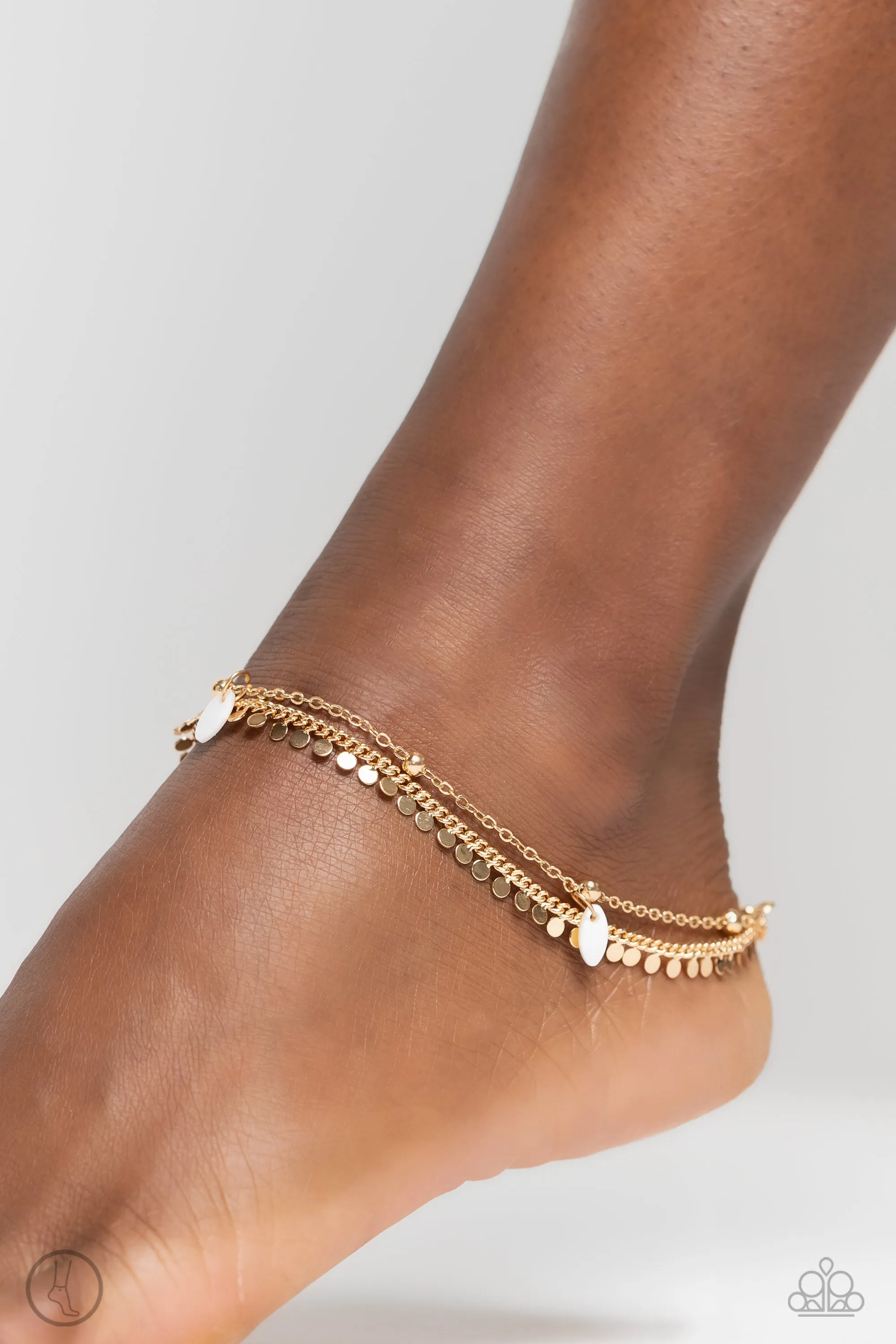 Paparazzi Bracelet ~ Surf City - Gold