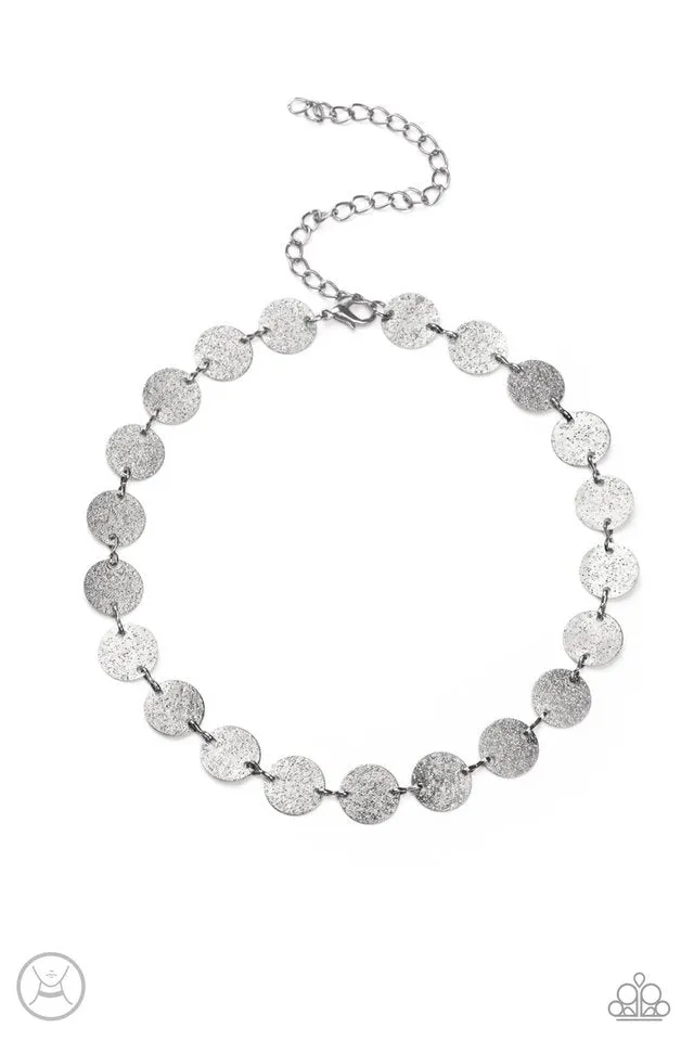 Paparazzi Necklace ~ Reflection Detection - Black