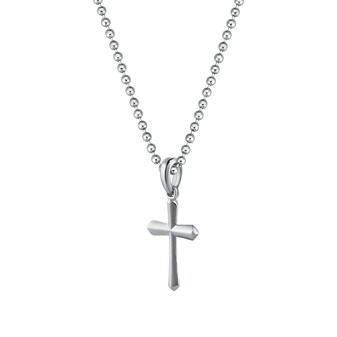 Paved Cross Pendant in Gold