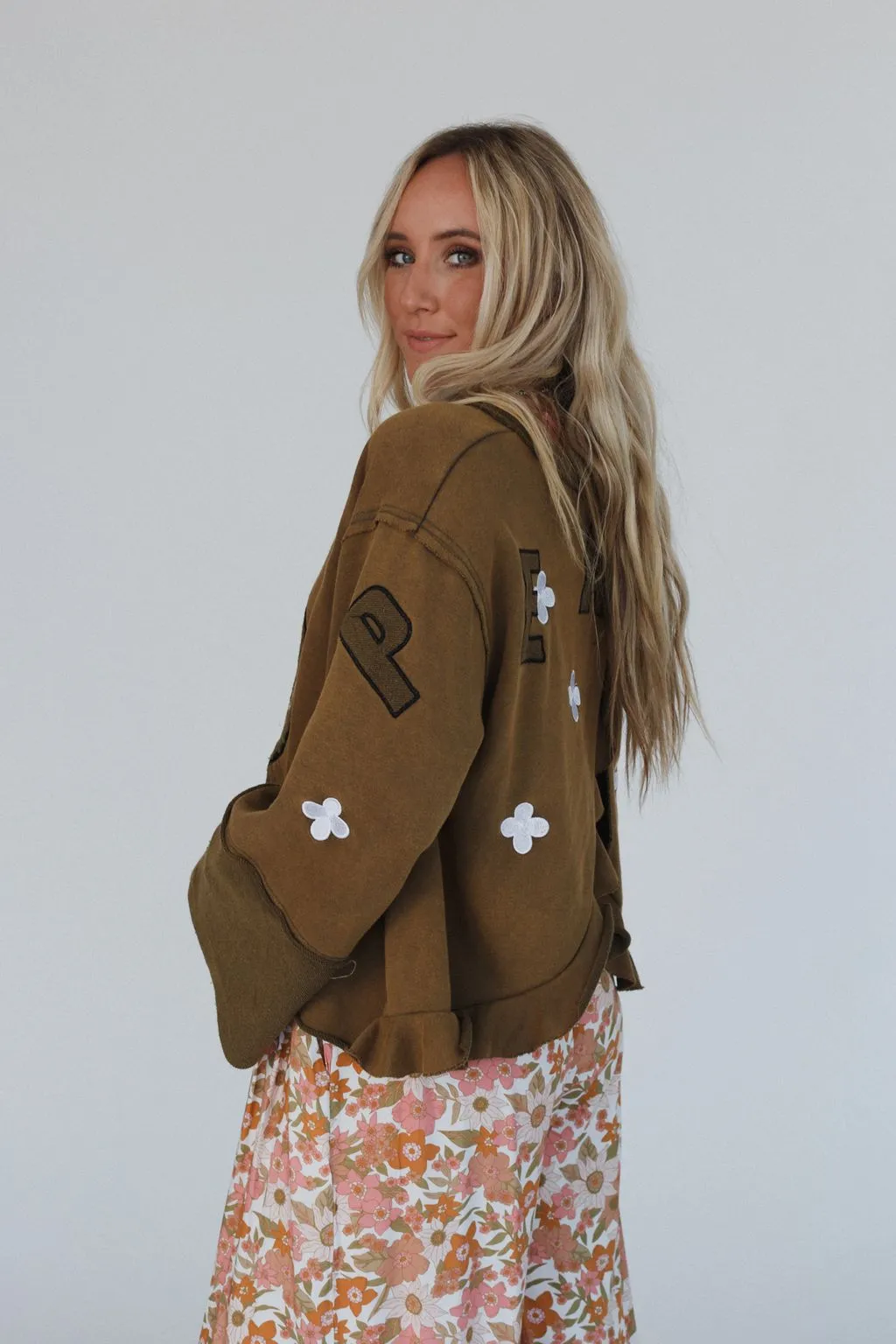 Peaceful Embrace Sweater - Olive