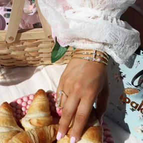 PEARL CRYSTAL CUFF ARMBAND