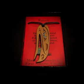 Raven - Wooden Pendant