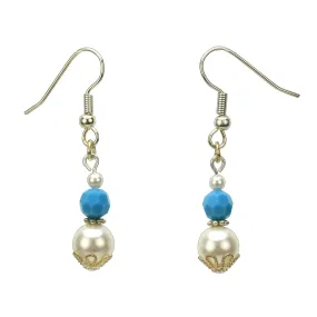 Silver December Birthstone Earrings