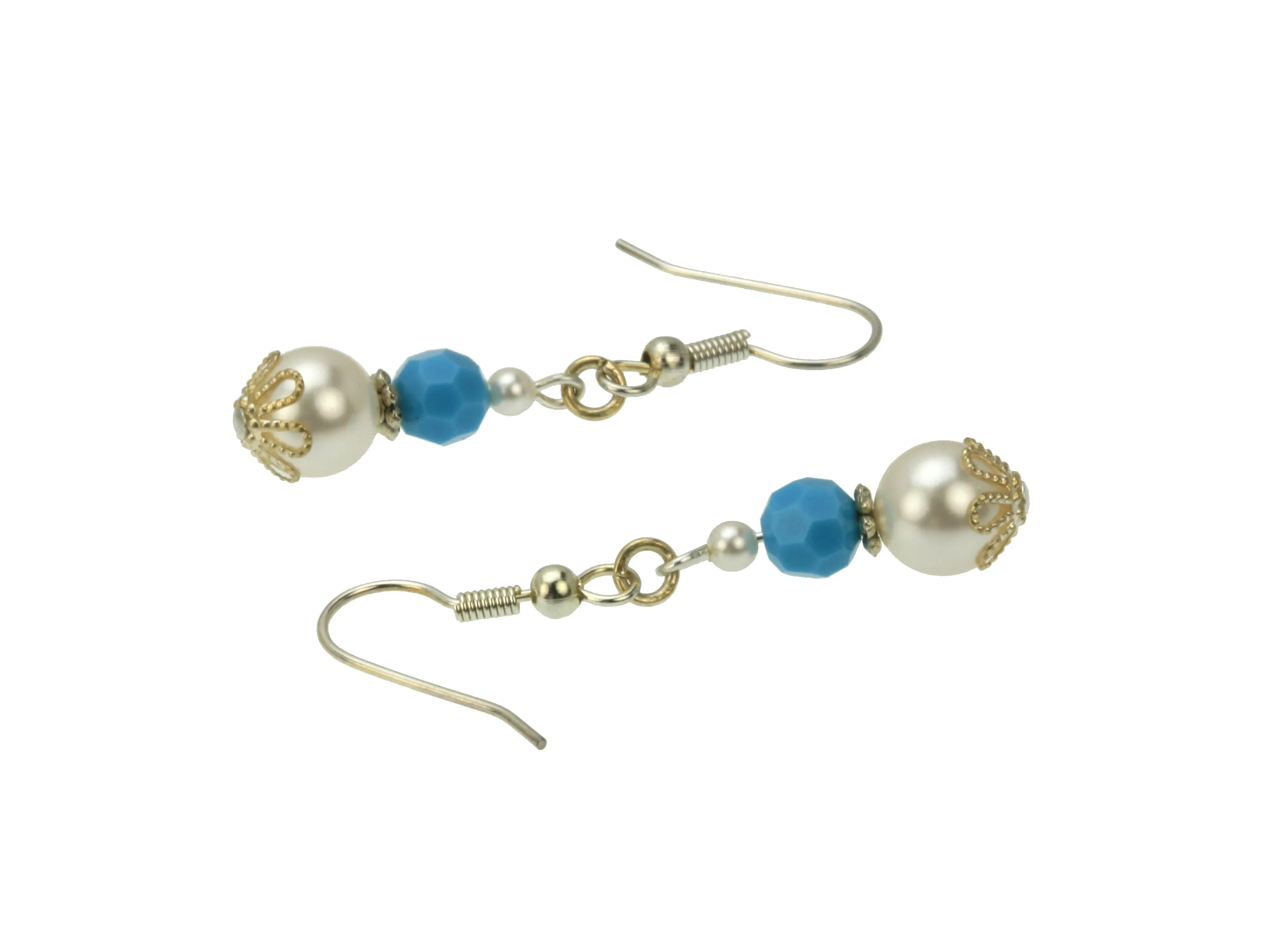 Silver December Birthstone Earrings
