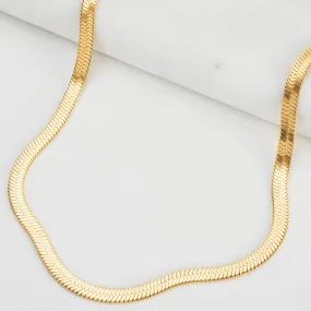 Snake Necklace - Gold