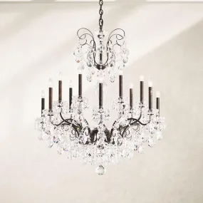 Sonatina Etruscan Gold Chandelier with Crystals from Swarovski