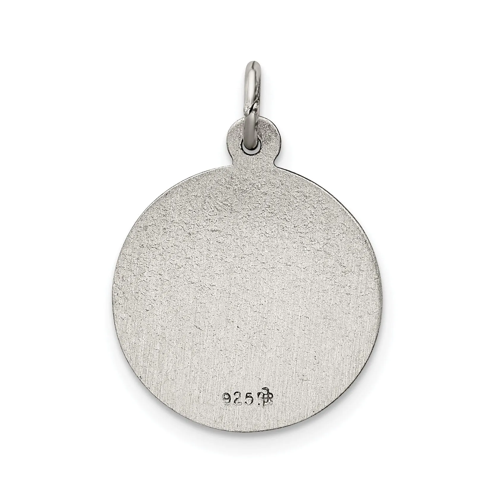 Sterling Silver Antiqued De La Providencia Medal