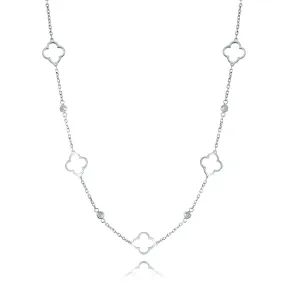 Studded Clover Necklace