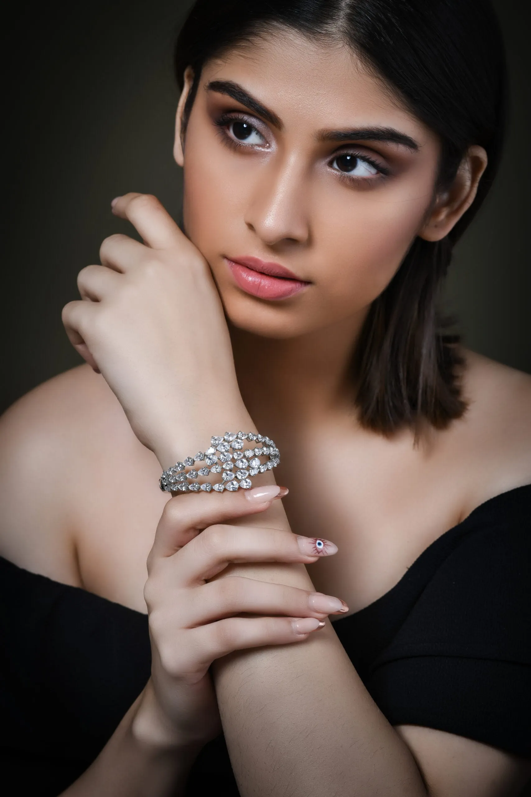 Swarovski Crystal Cuff Bracelet