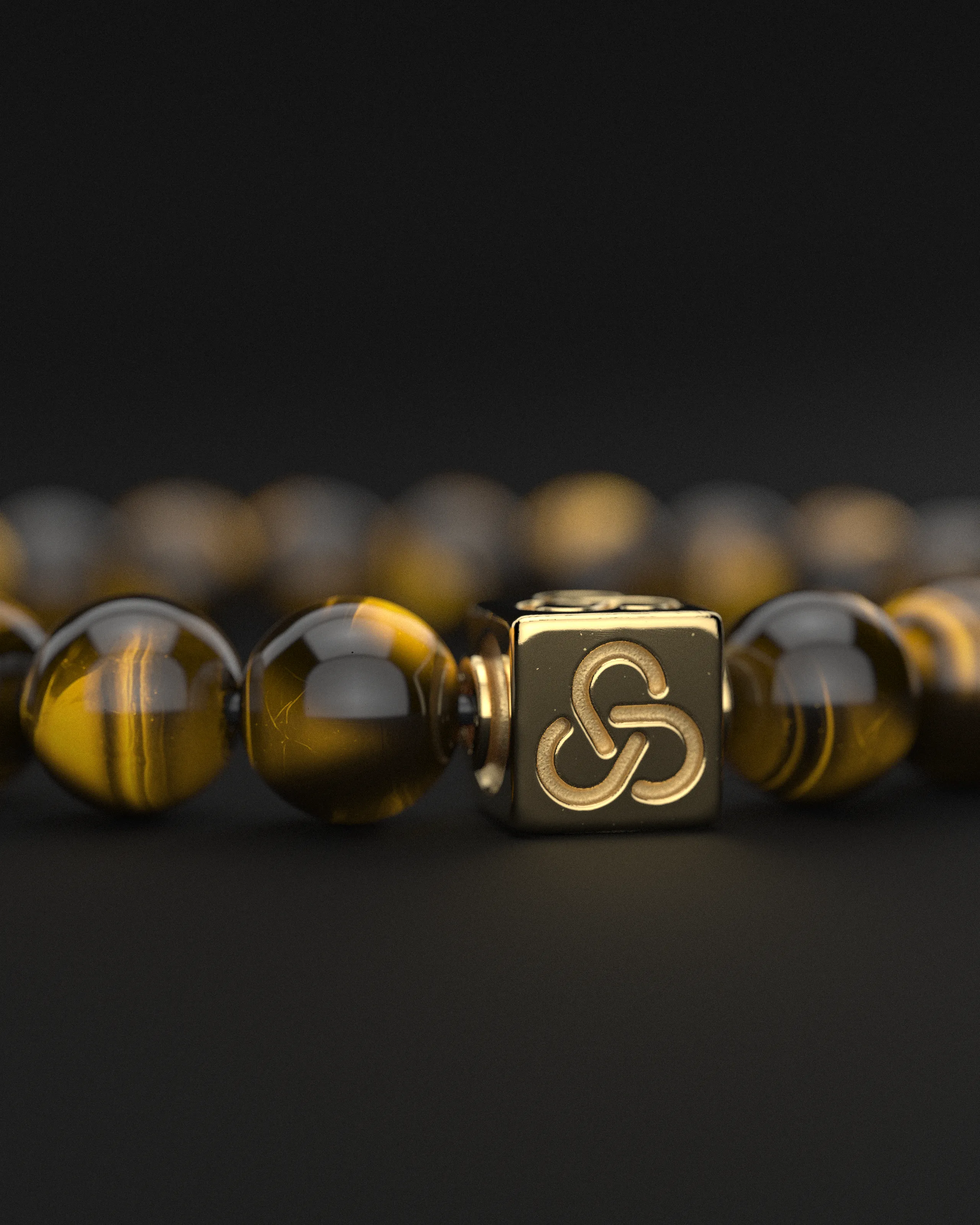 Tiger Eye Bracelet 8mm | Essential by Seekers Men's Jewelry