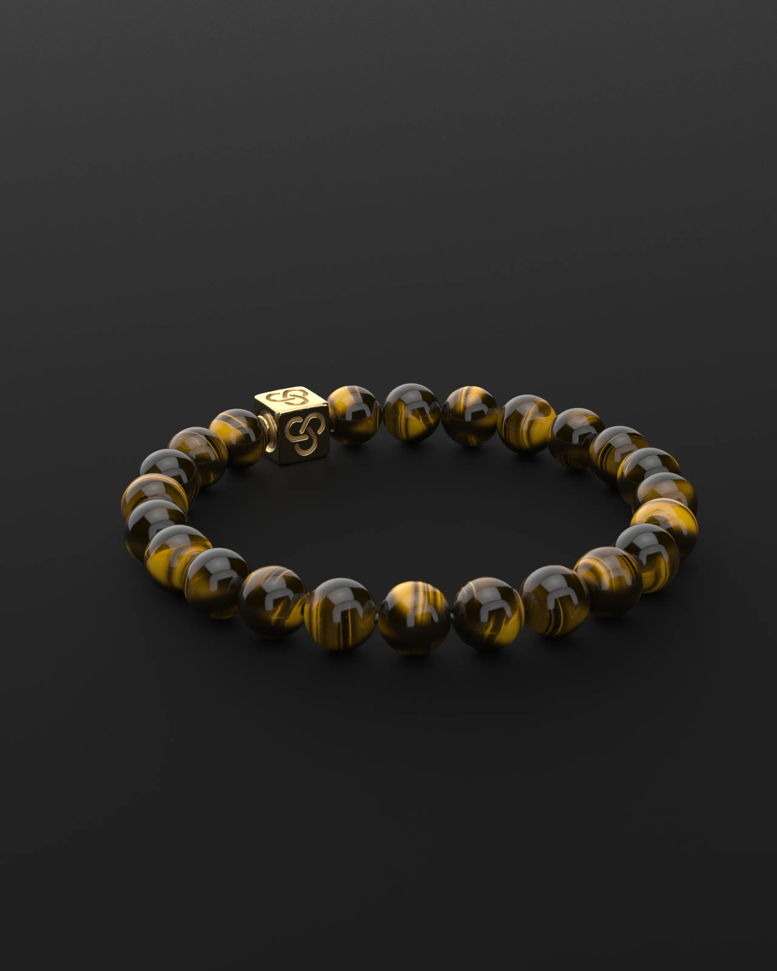 Tiger Eye Bracelet 8mm | Essential by Seekers Men's Jewelry