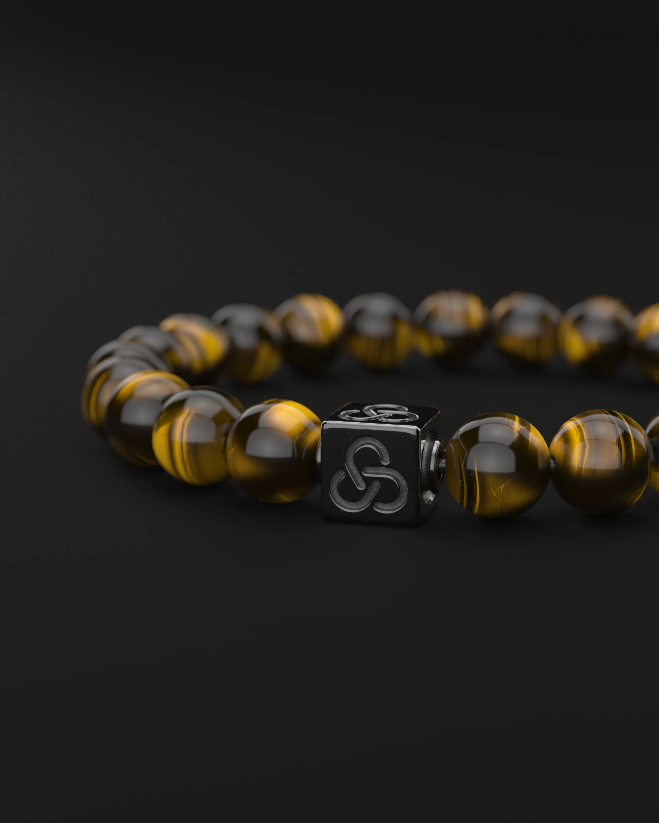 Tiger Eye Bracelet 8mm | Essential by Seekers Men's Jewelry