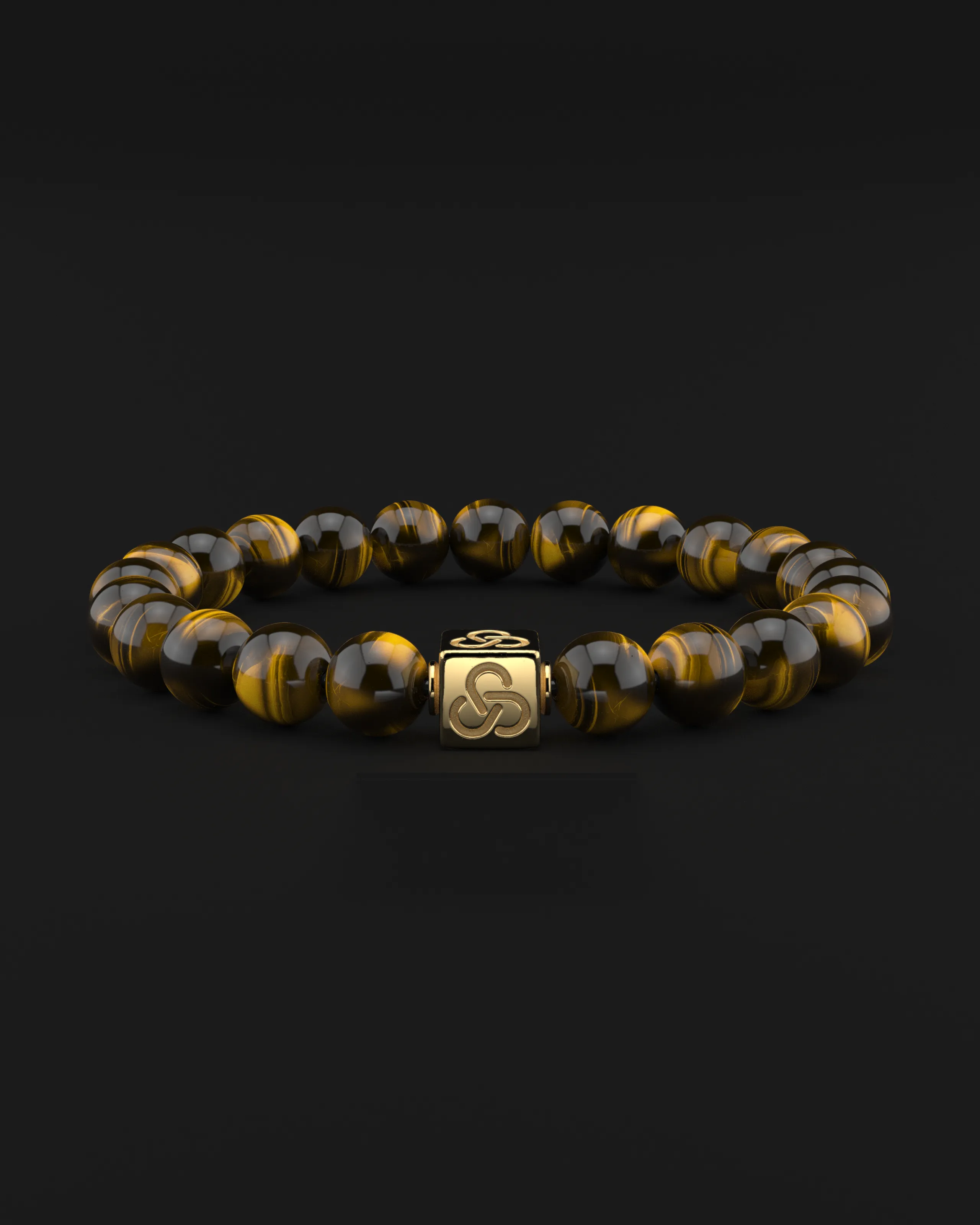 Tiger Eye Bracelet 8mm | Essential by Seekers Men's Jewelry