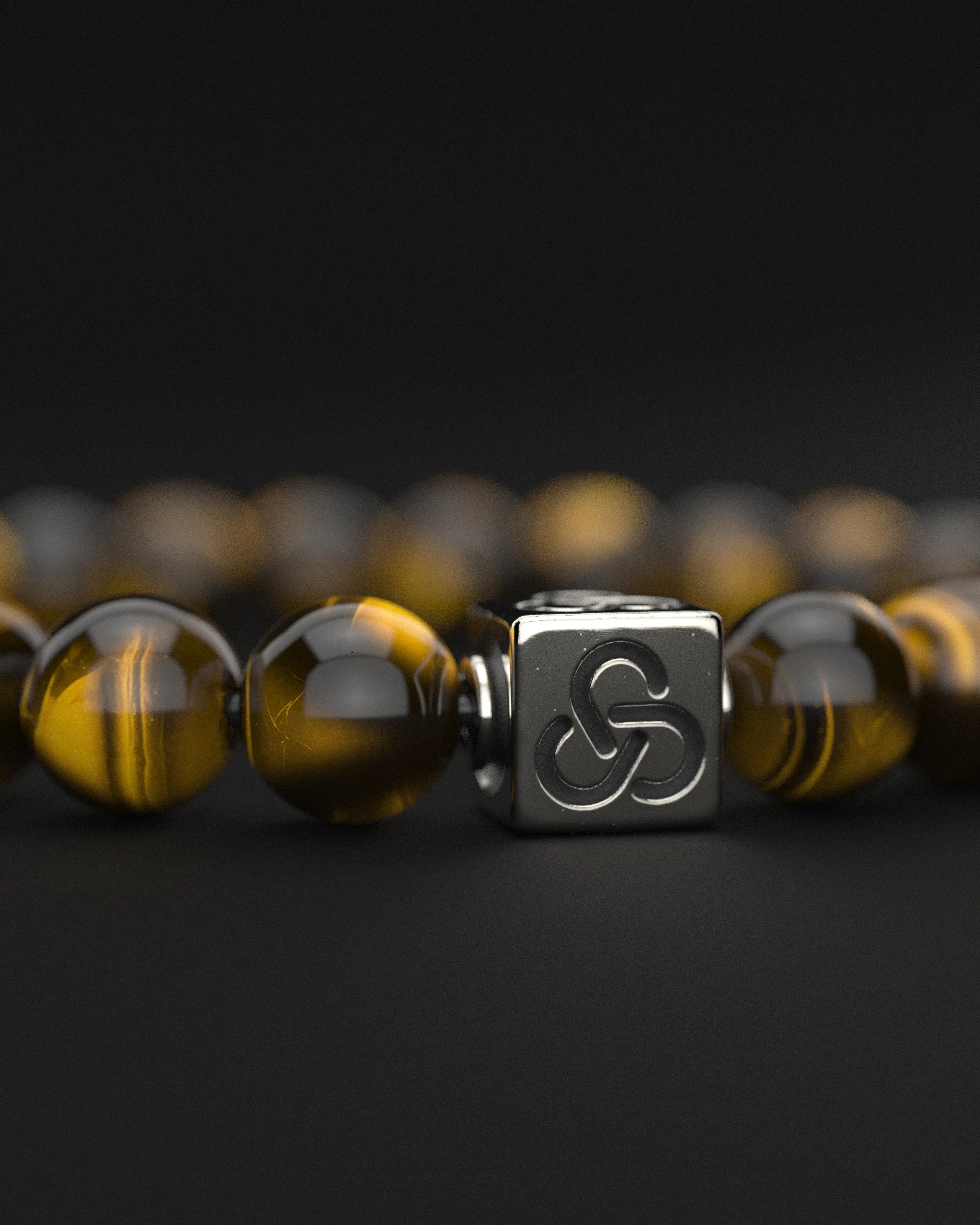 Tiger Eye Bracelet 8mm | Essential by Seekers Men's Jewelry