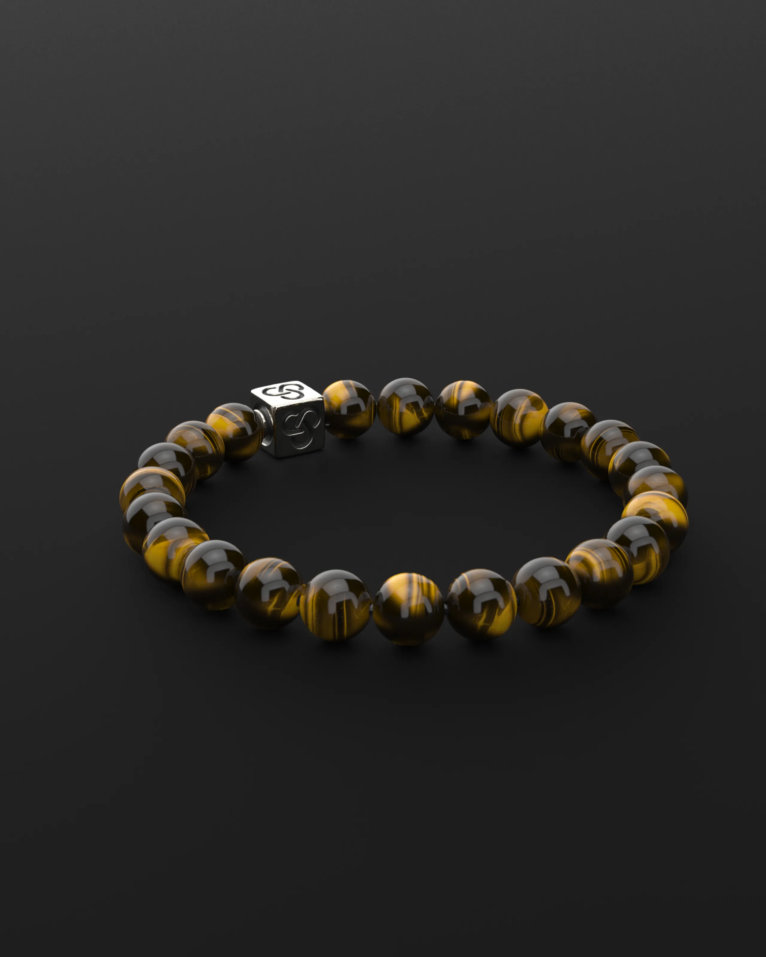 Tiger Eye Bracelet 8mm | Essential by Seekers Men's Jewelry