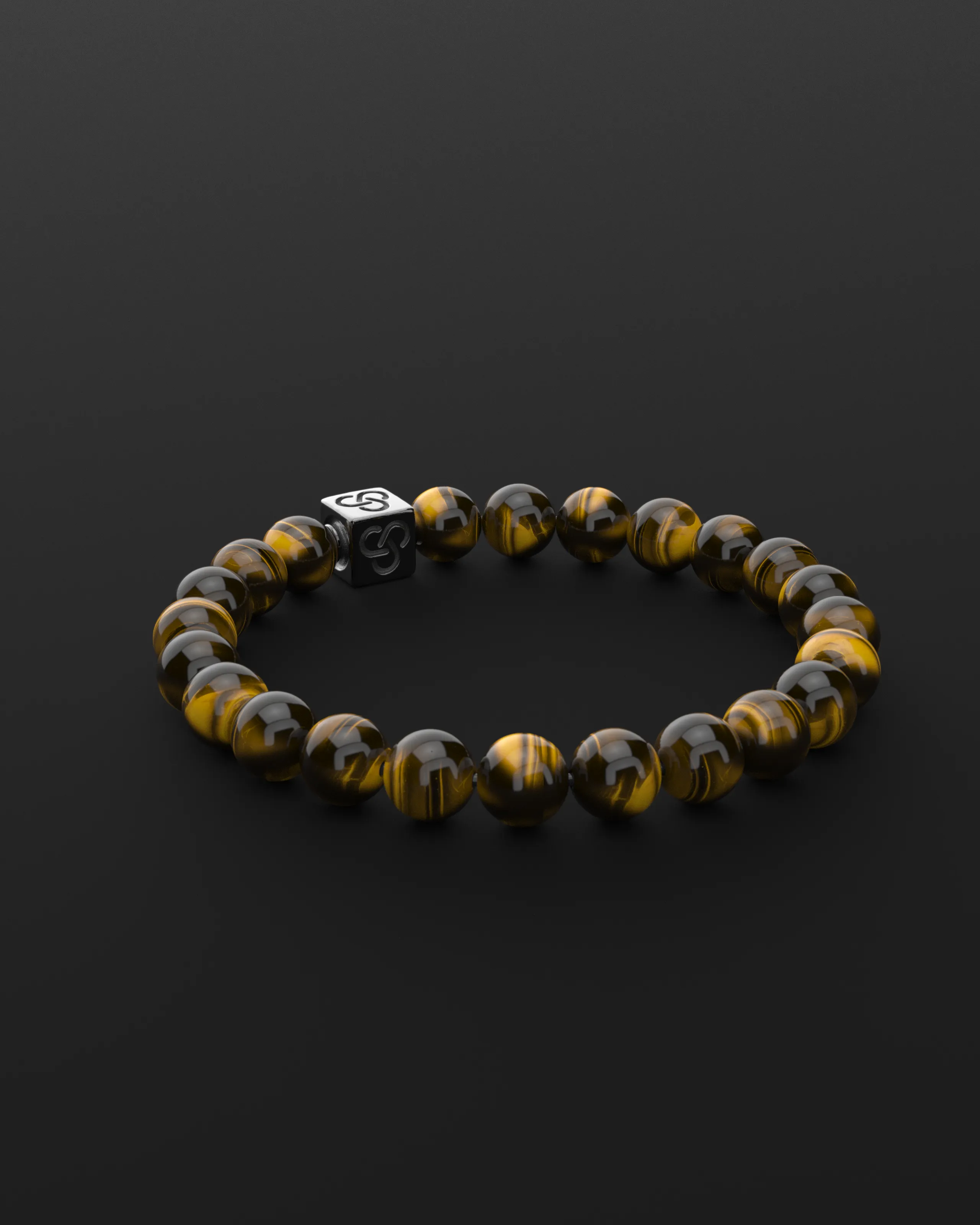 Tiger Eye Bracelet 8mm | Essential by Seekers Men's Jewelry