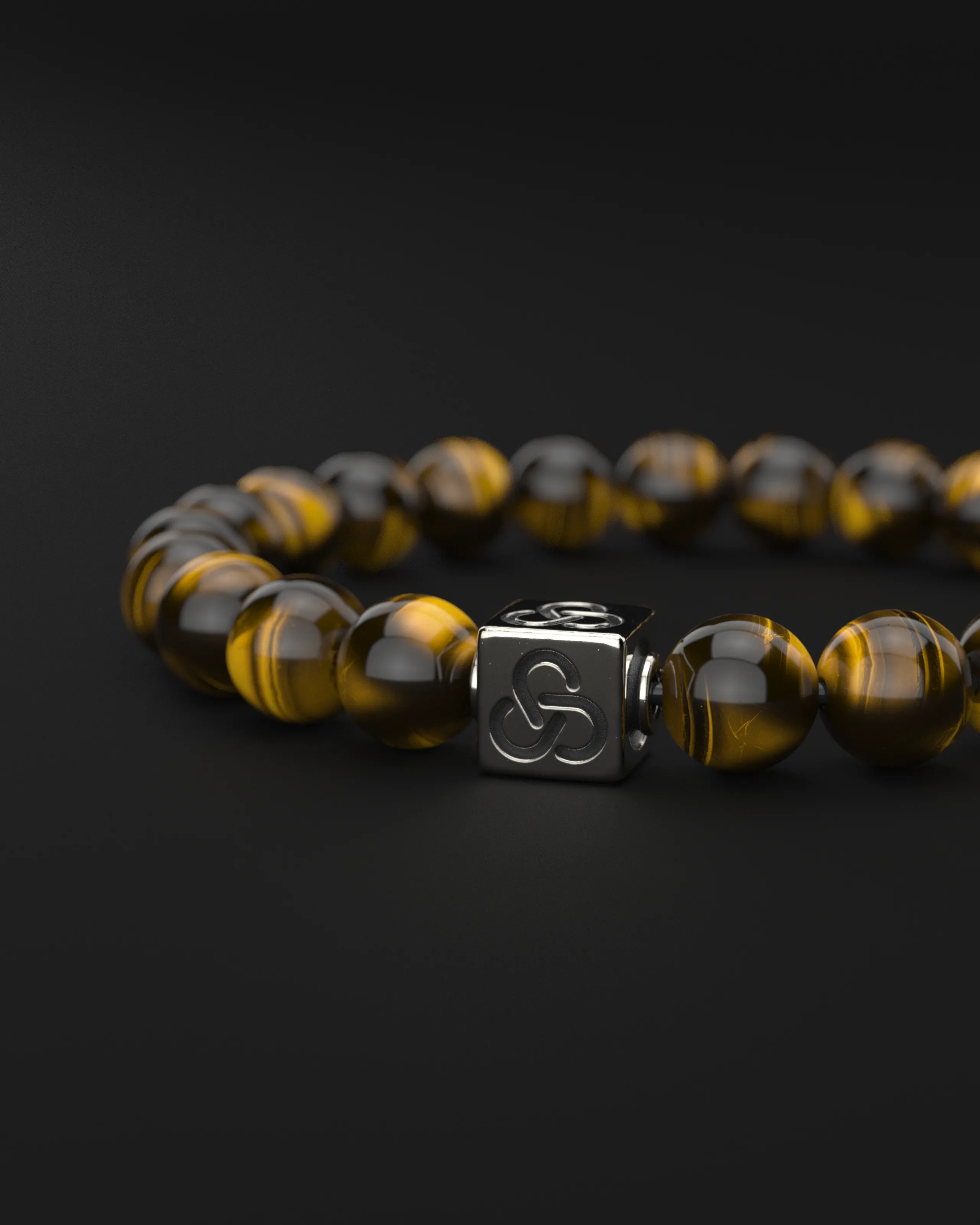 Tiger Eye Bracelet 8mm | Essential by Seekers Men's Jewelry