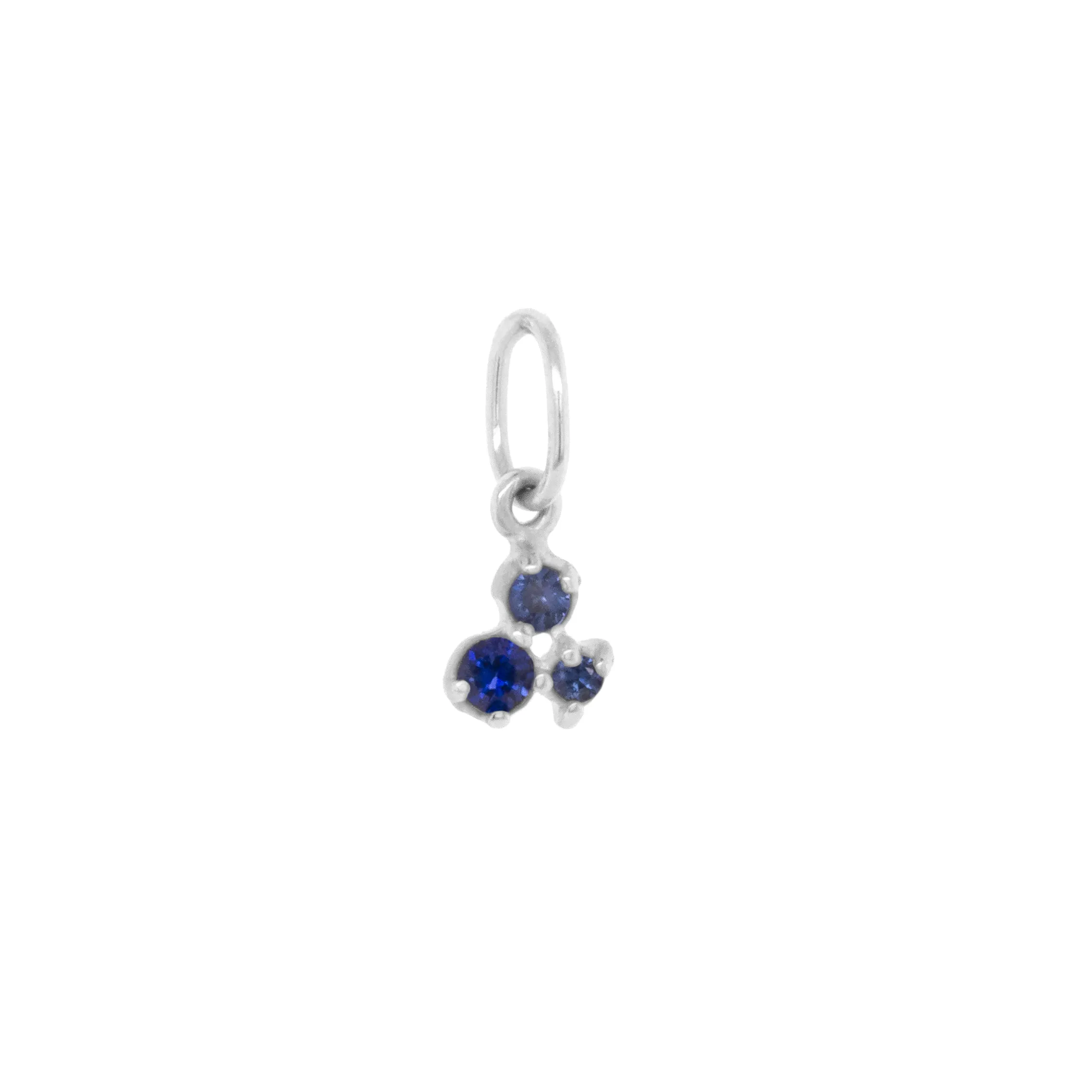 Tiny Trio Sapphire Charm